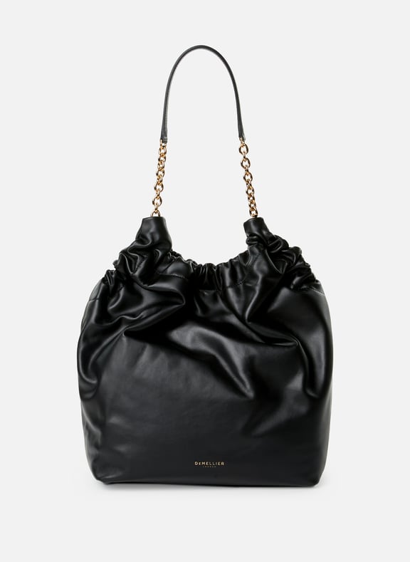 Miami leather handbag Black by DEMELLIER LONDON DEMELLIER LONDON Miami leather handbag Black