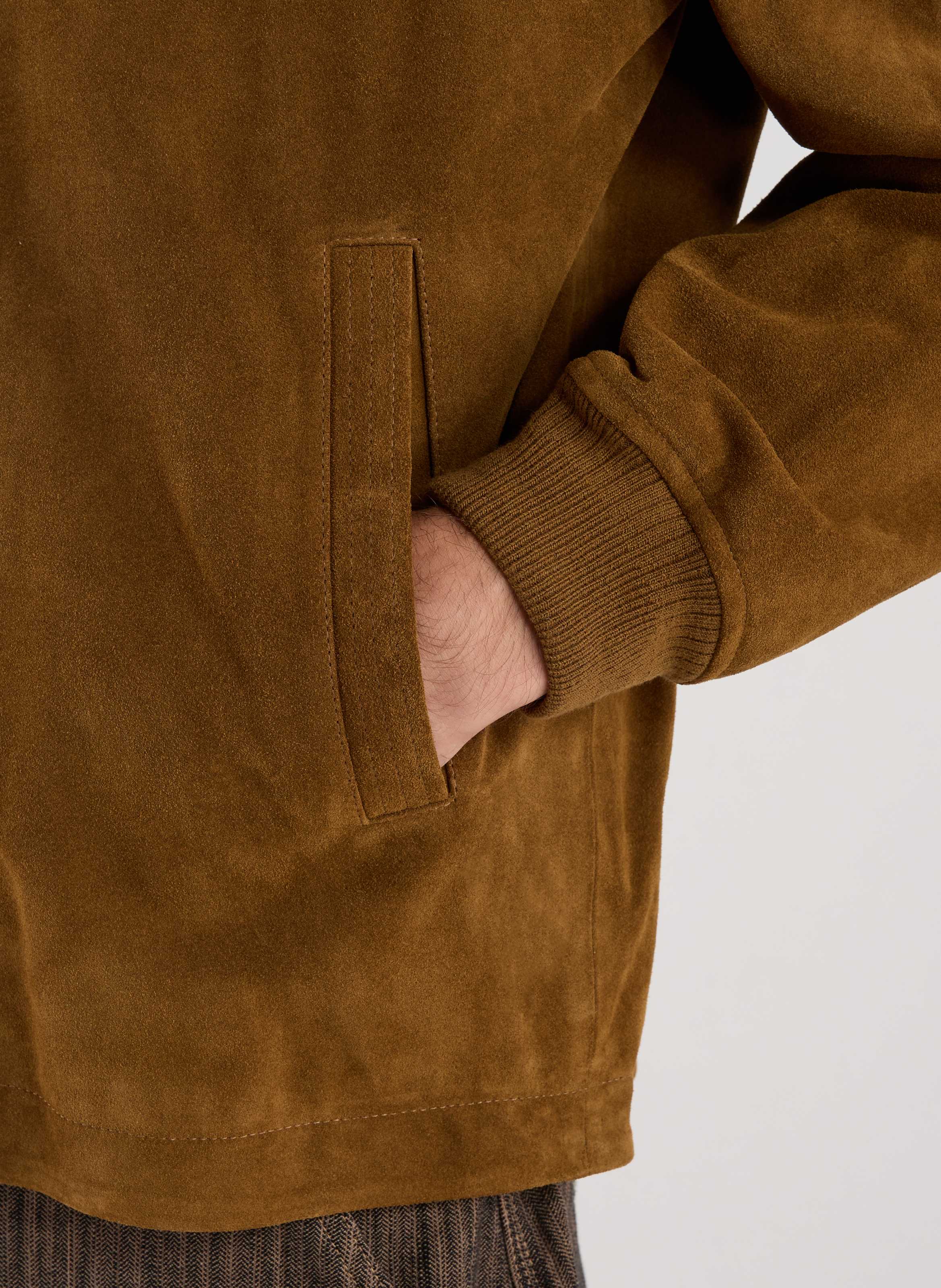 Blouson en cuir de vache CLOSED Marron