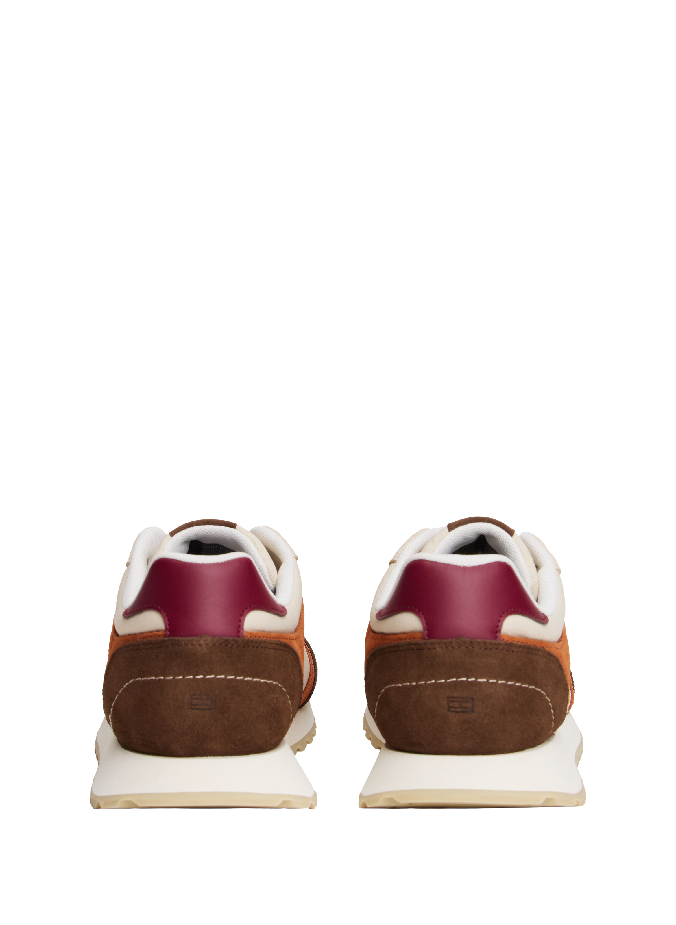 Suede Multi-textured Chunky Sole Sneakers TOMMY HILFIGER Multicolour