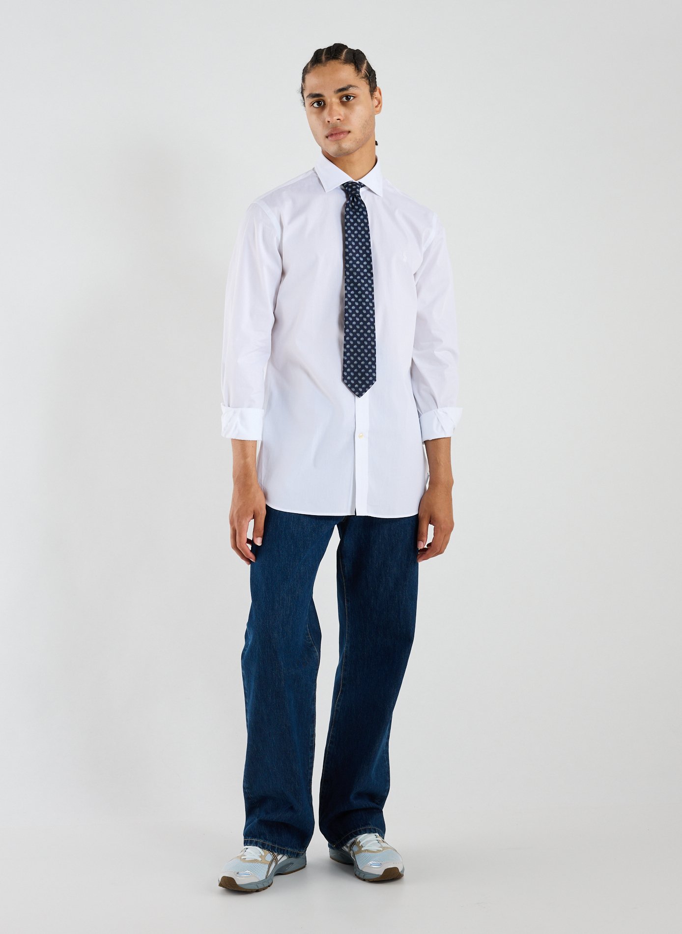 Slim Fit Baumwollhemd POLO RALPH LAUREN Weiss