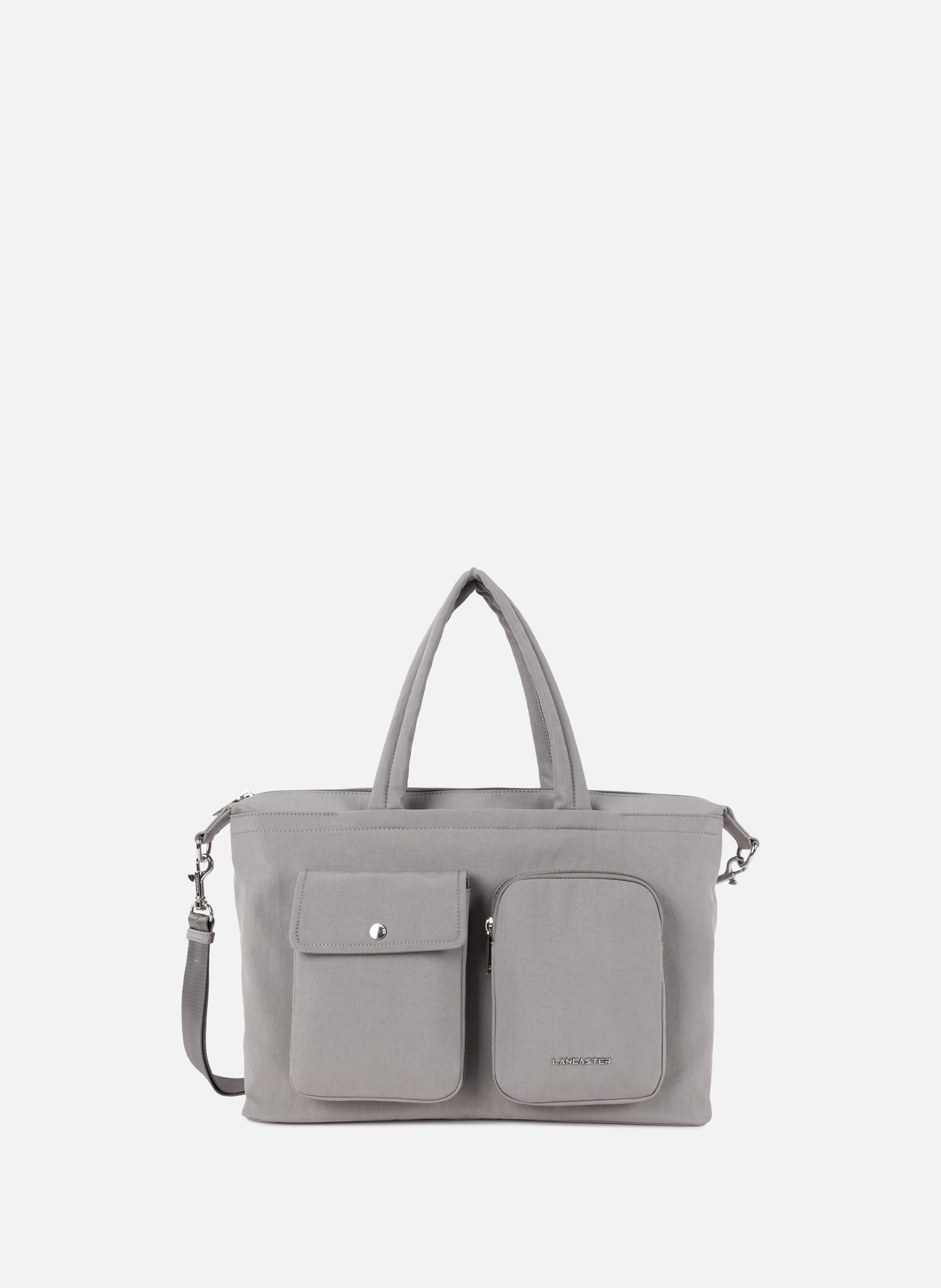 LANCASTER Bowling bag - Basic Pocket Grey