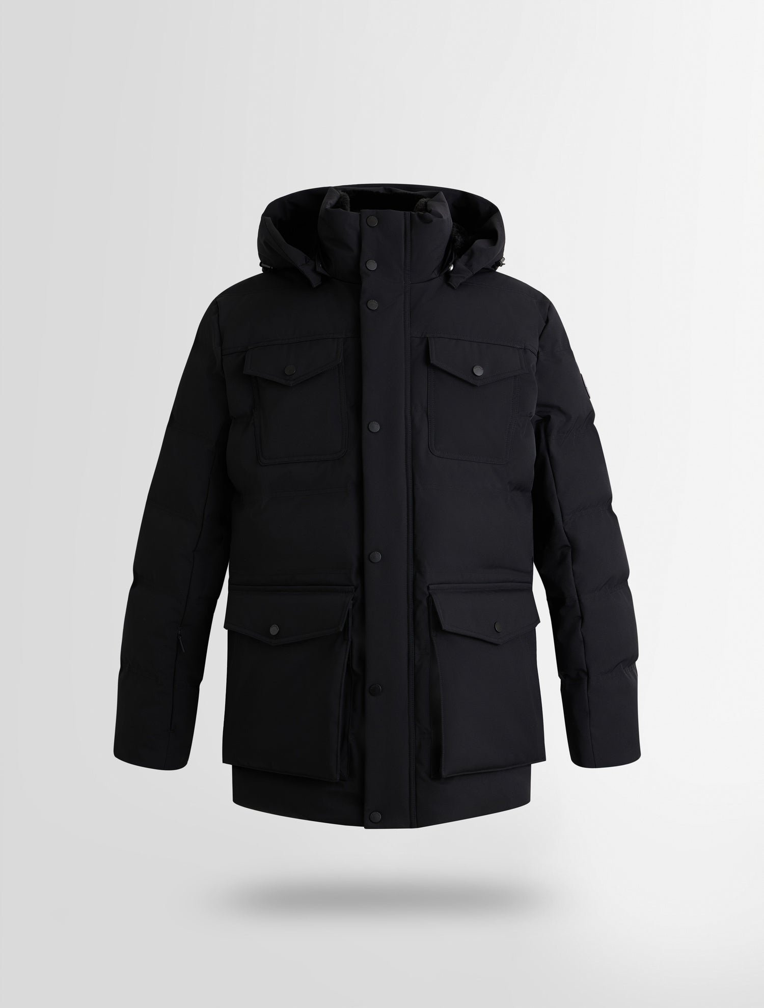 Parka delano col montant coupe regular FUSALP Noir