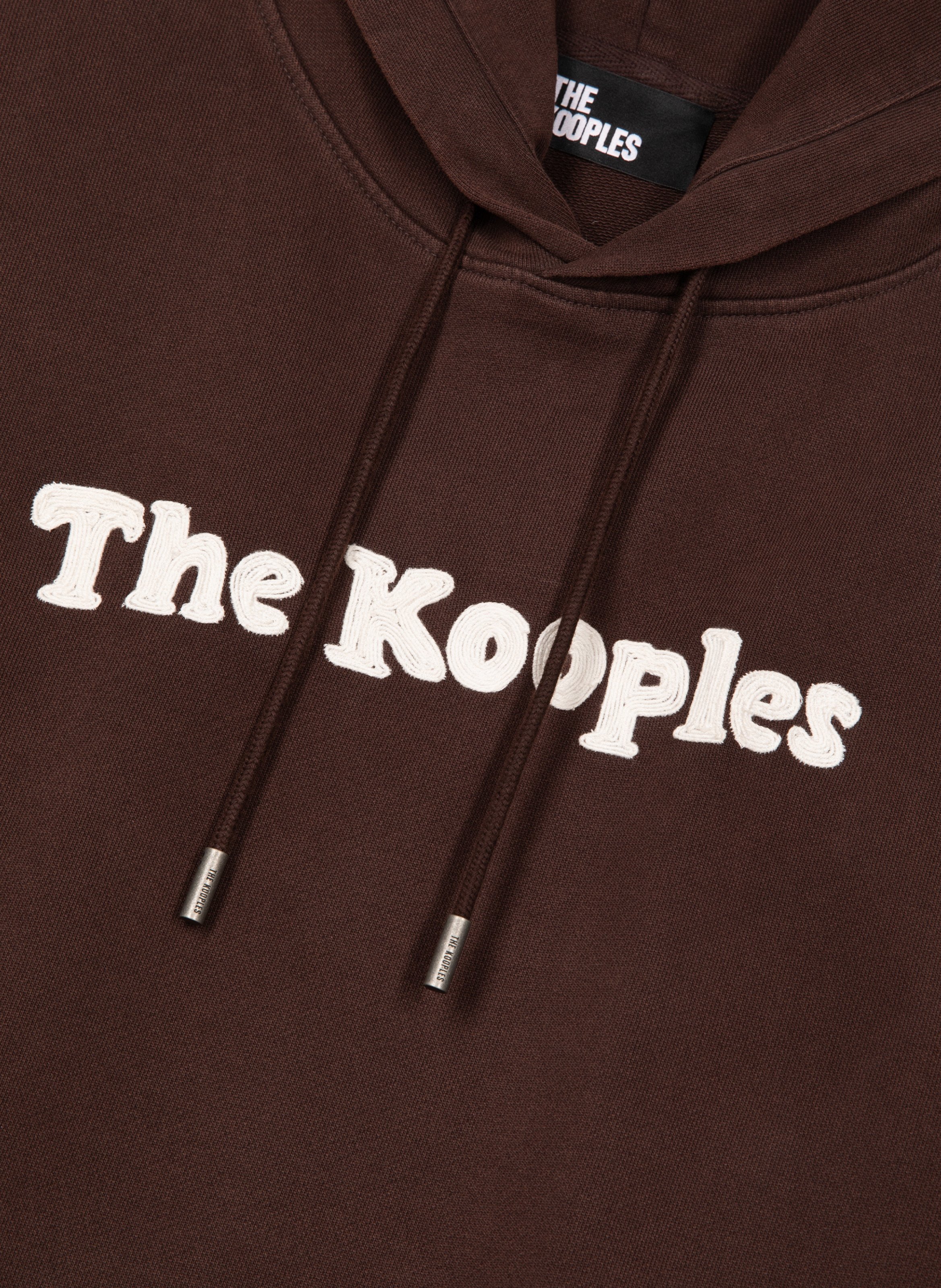 Sweatshirt à capuche avec broderie THE KOOPLES Marron