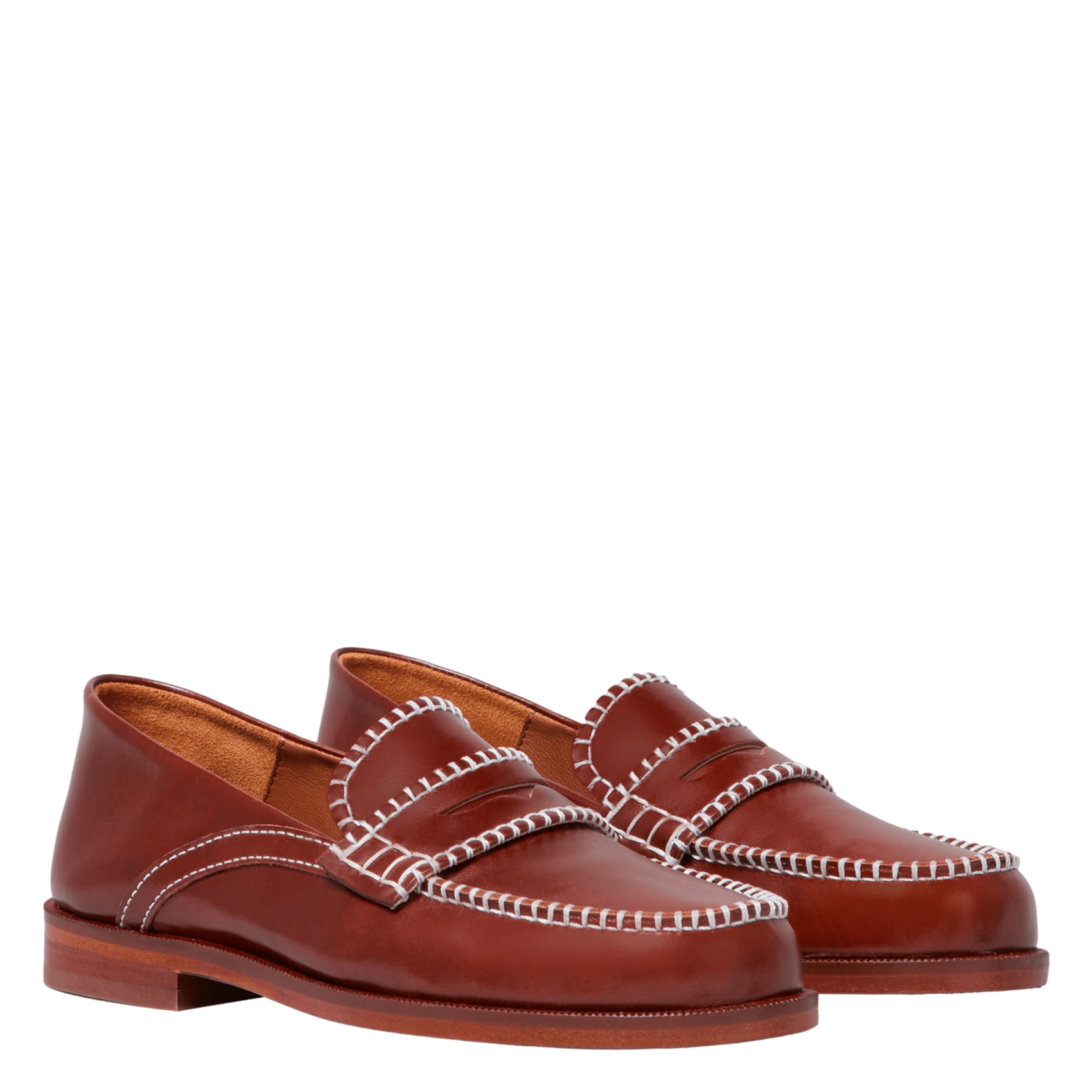 Mocassins en cuir CLAUDIE PIERLOT Marron