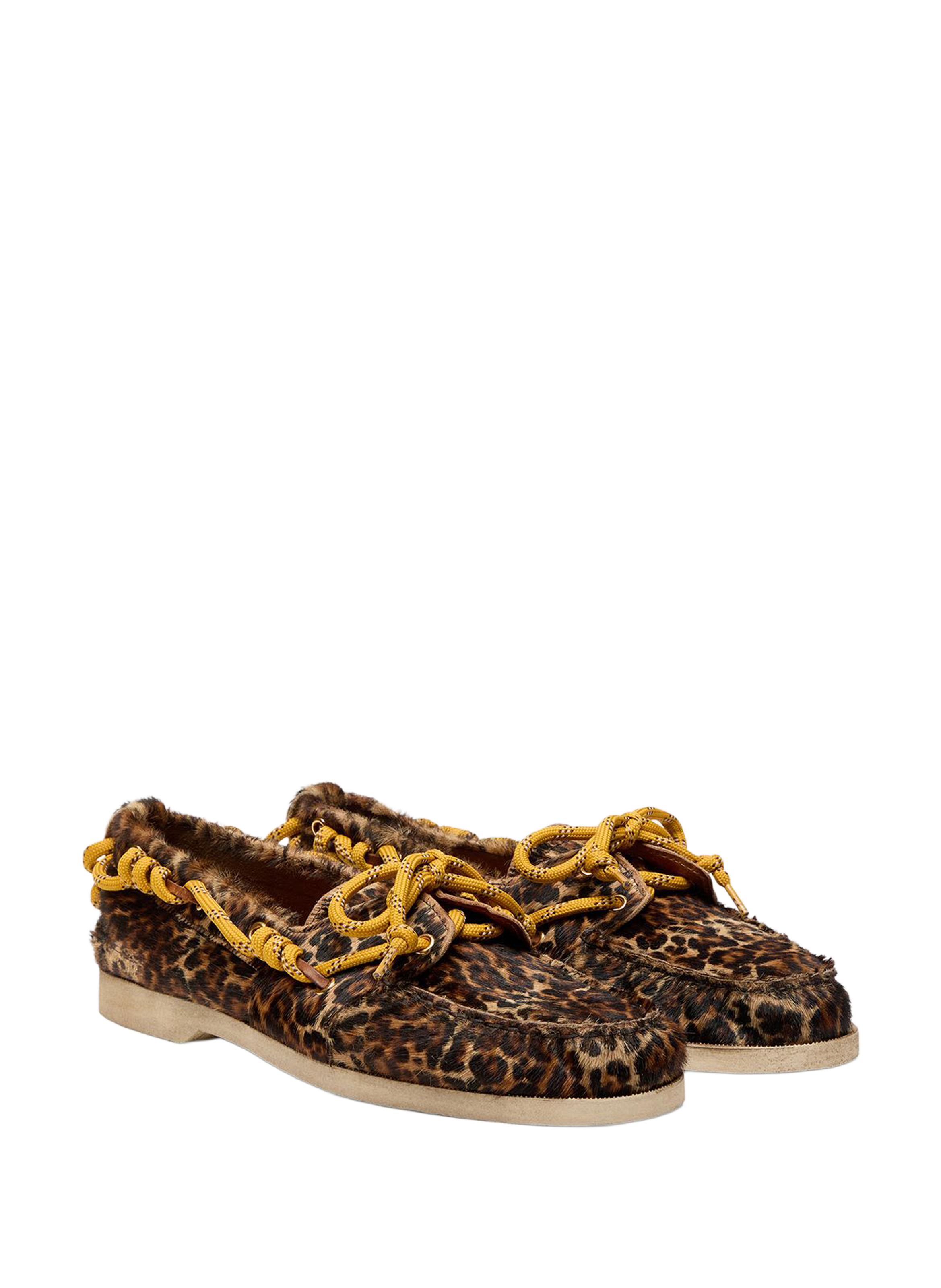 Leopard Print Leather Loafer GOLDEN GOOSE Brown