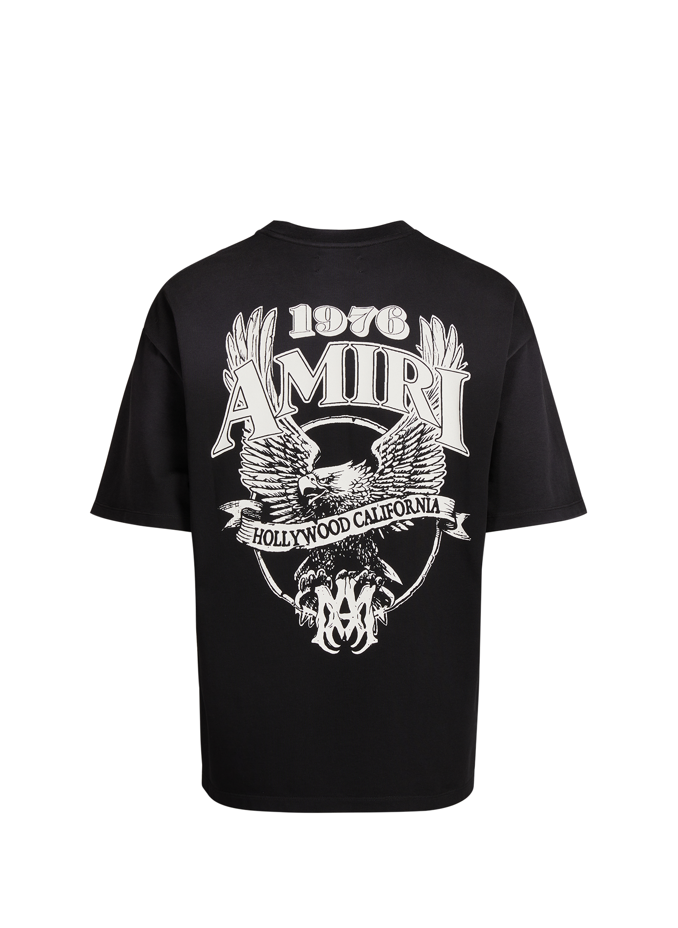 Biker-style cotton t-shirt AMIRI Black