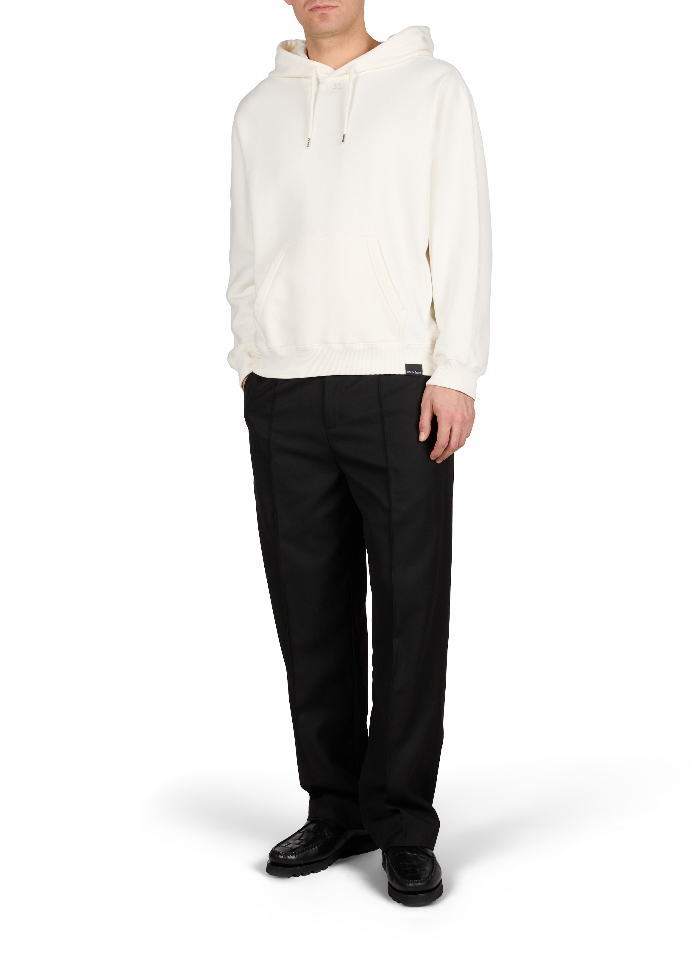 Sweatshirt ample en coton  COURRÈGES Blanc