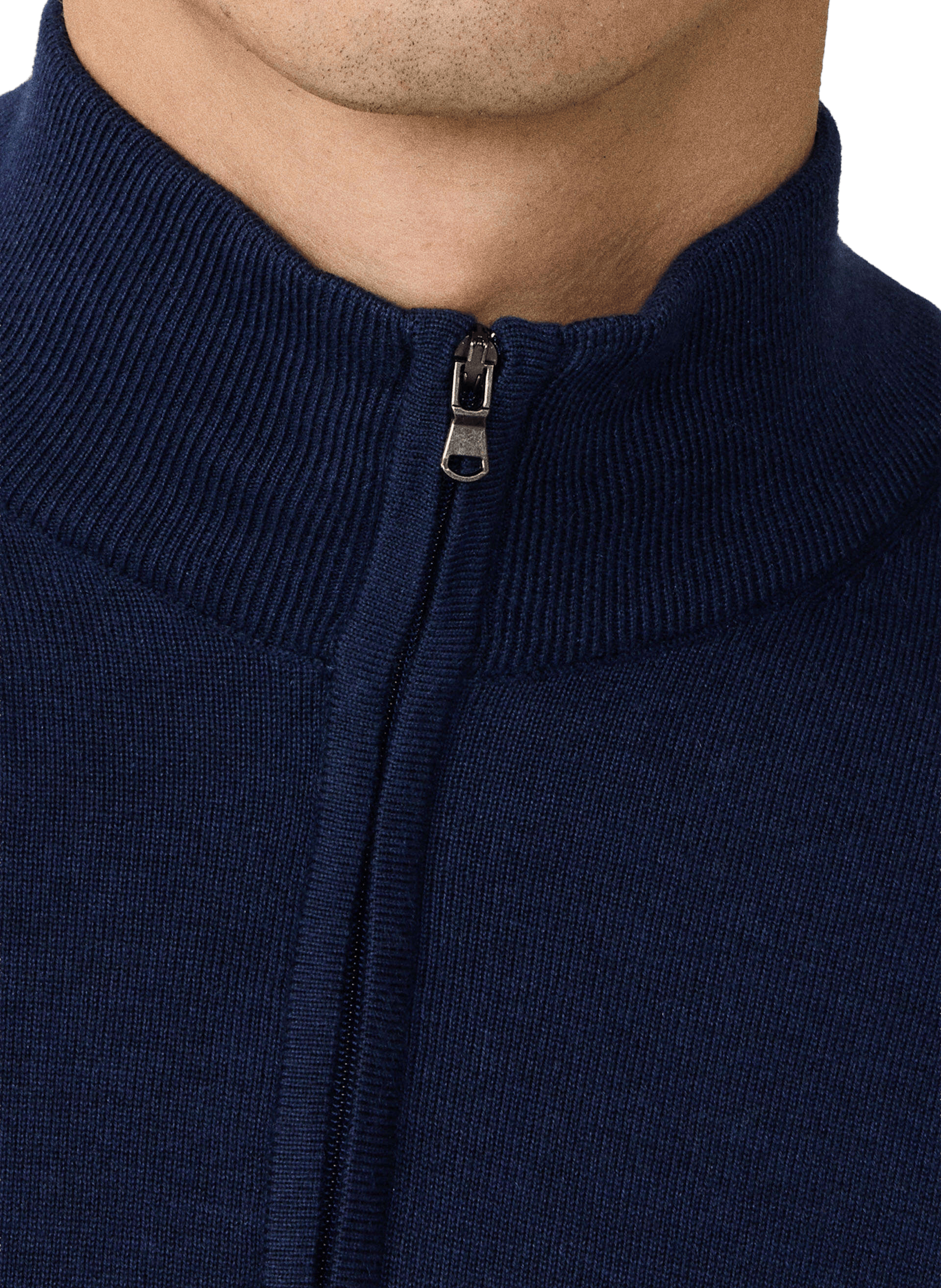 Cotton and linen jumper FACONNABLE Blue