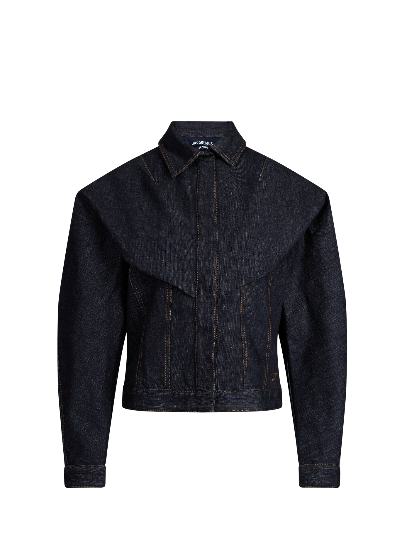 La veste Chale en coton JACQUEMUS Bleu