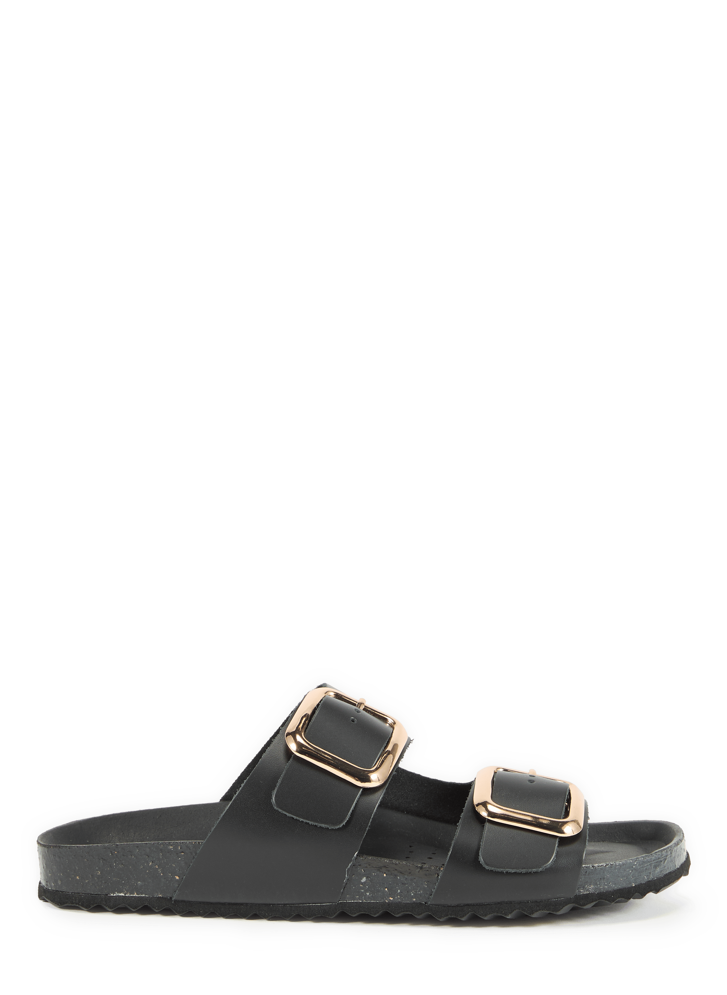 Brionia R flat leather mules GEOX Black