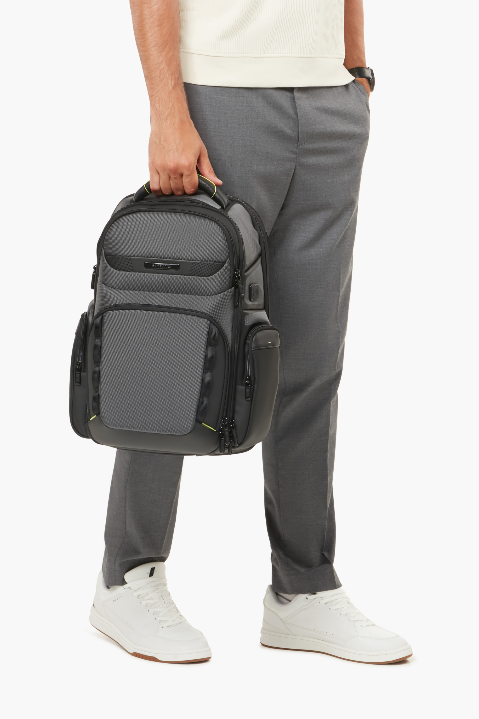 Pro-dlx 6 sac à dos ordinateur SAMSONITE Gris