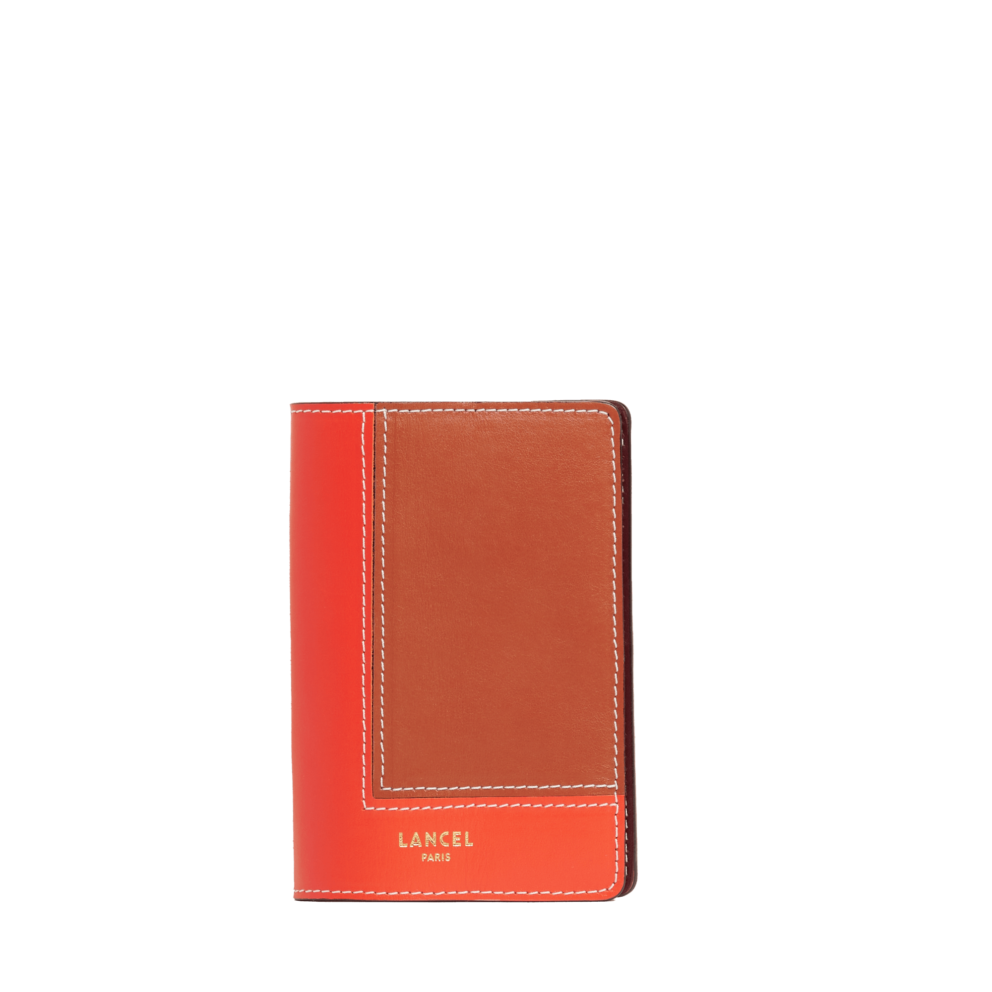Porte-passeport lancel en cuir LANCEL Orange