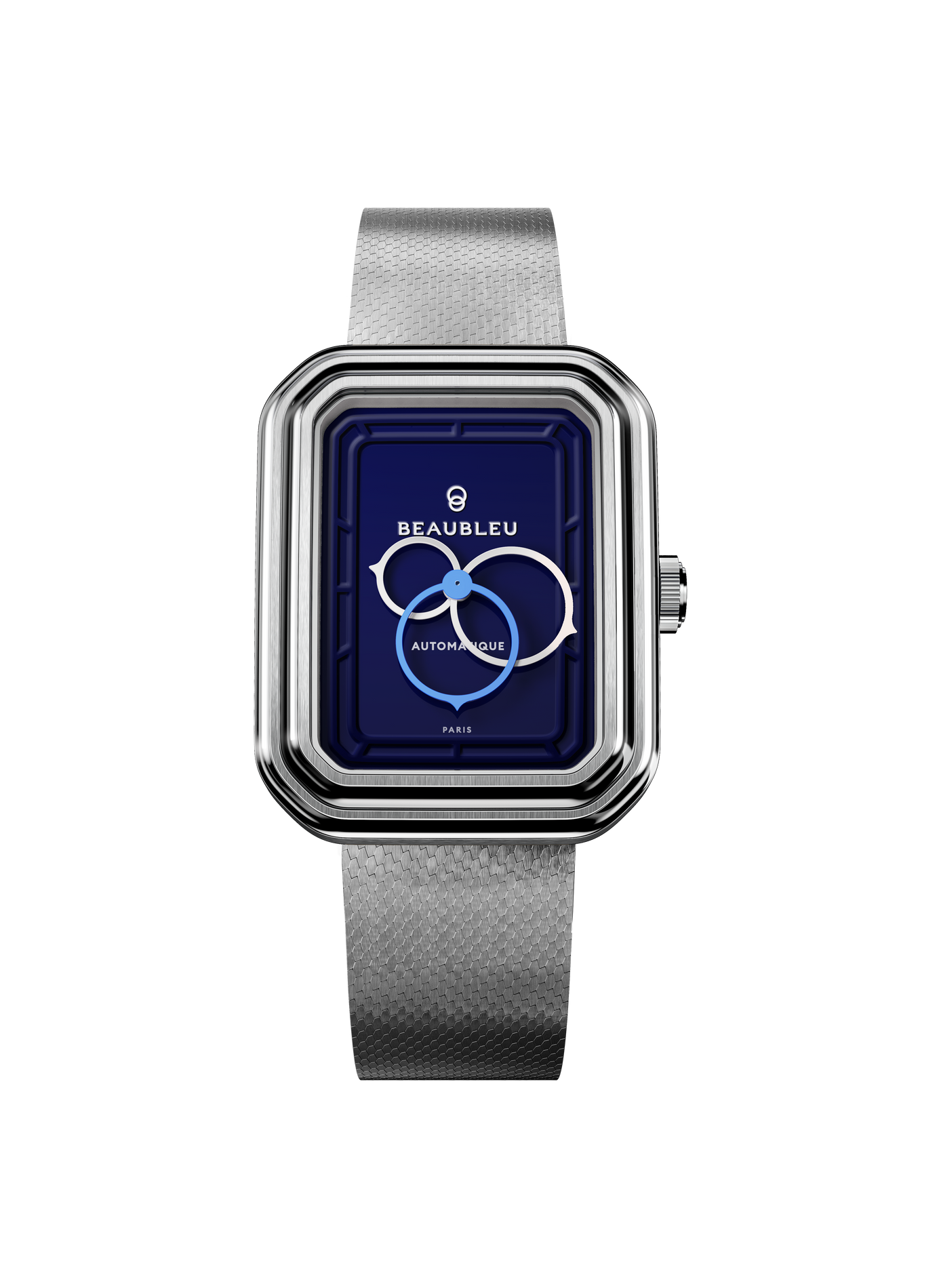 Montre automatique Ecce Figura Smalt en acier inoxydable BEAUBLEU Bleu