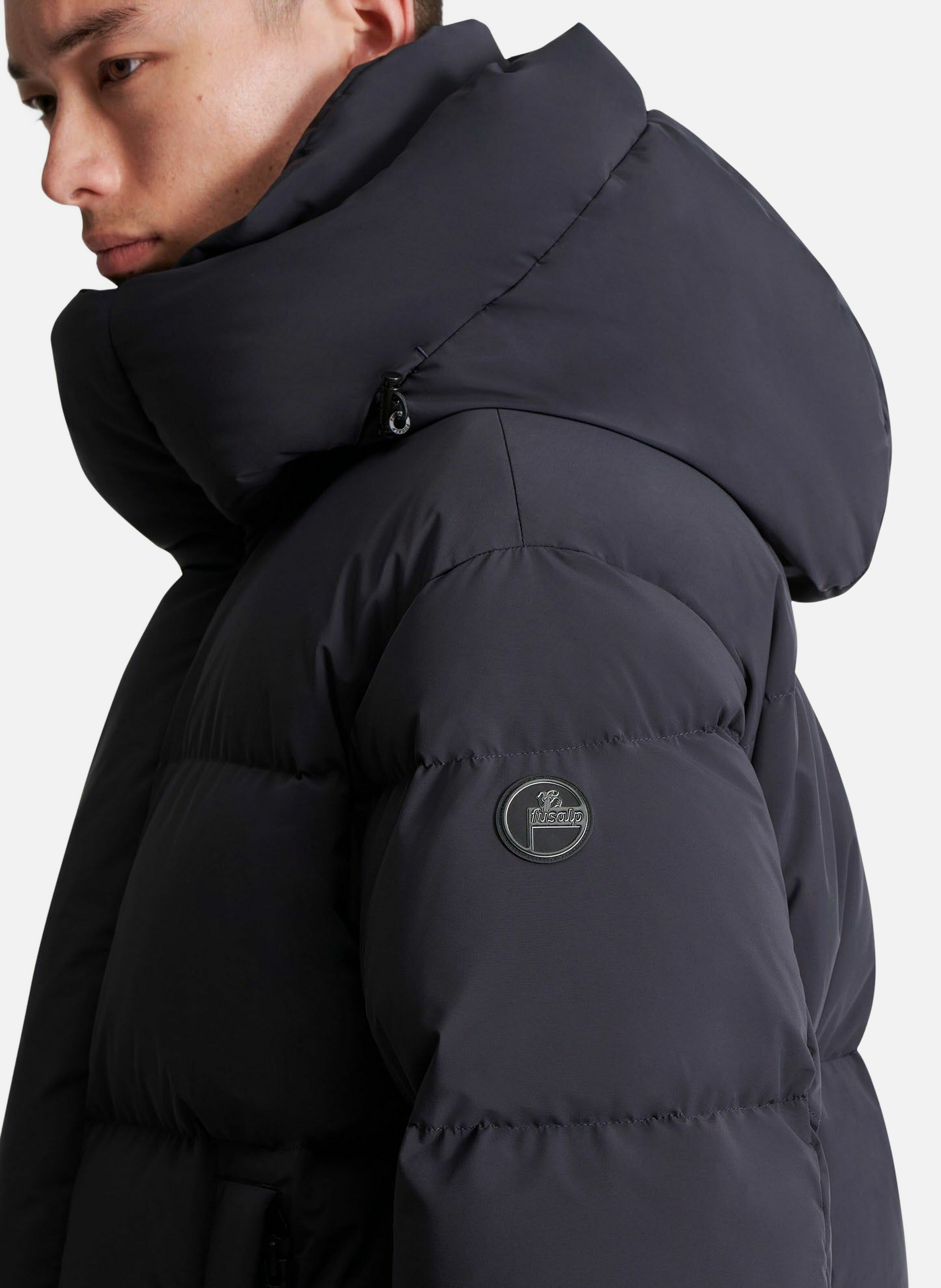 Blouson atila col montant coupe oversize FUSALP Bleu