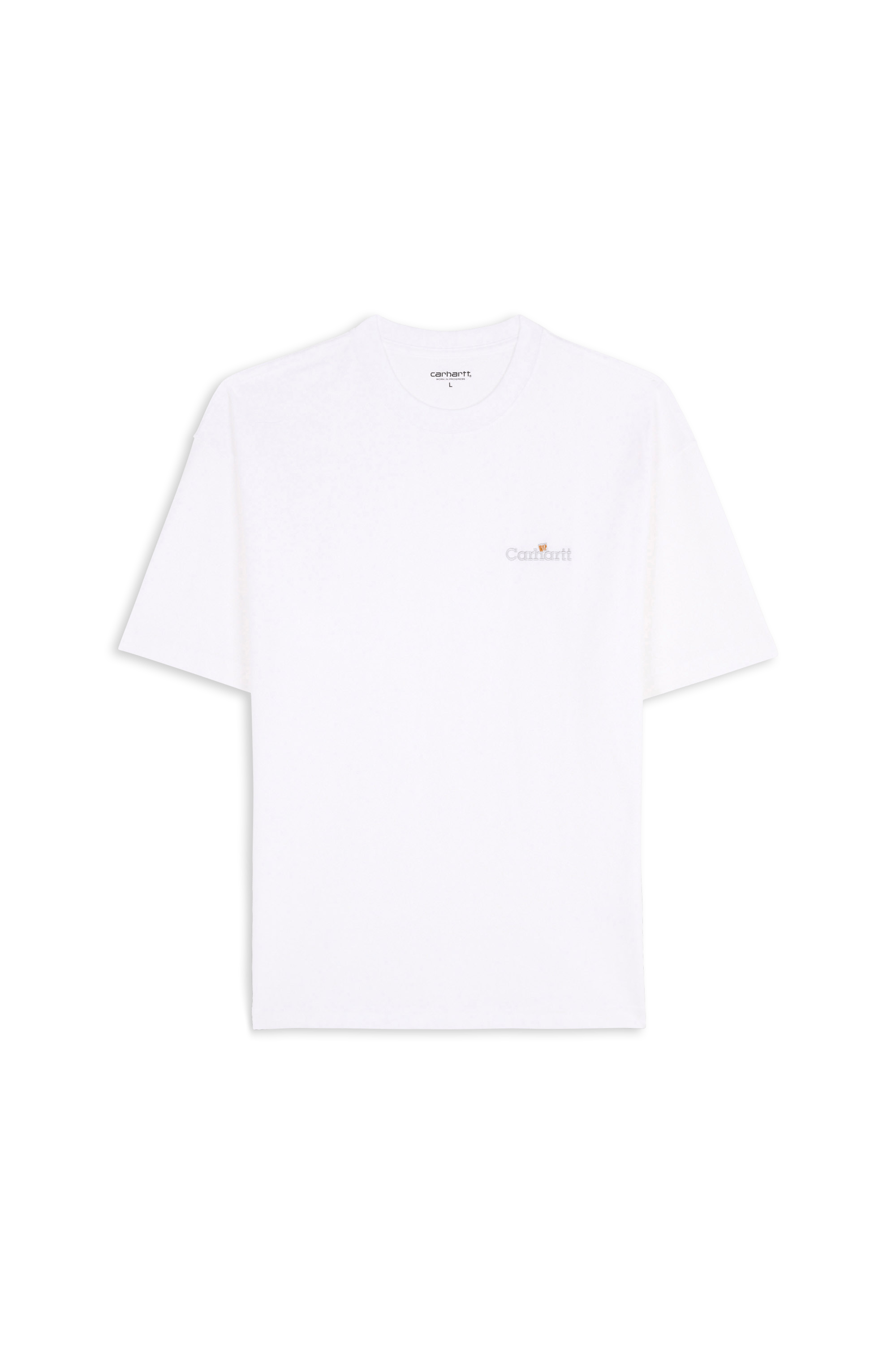 T-shirt s/s wip label t-shirt CARHARTT WIP Blanc