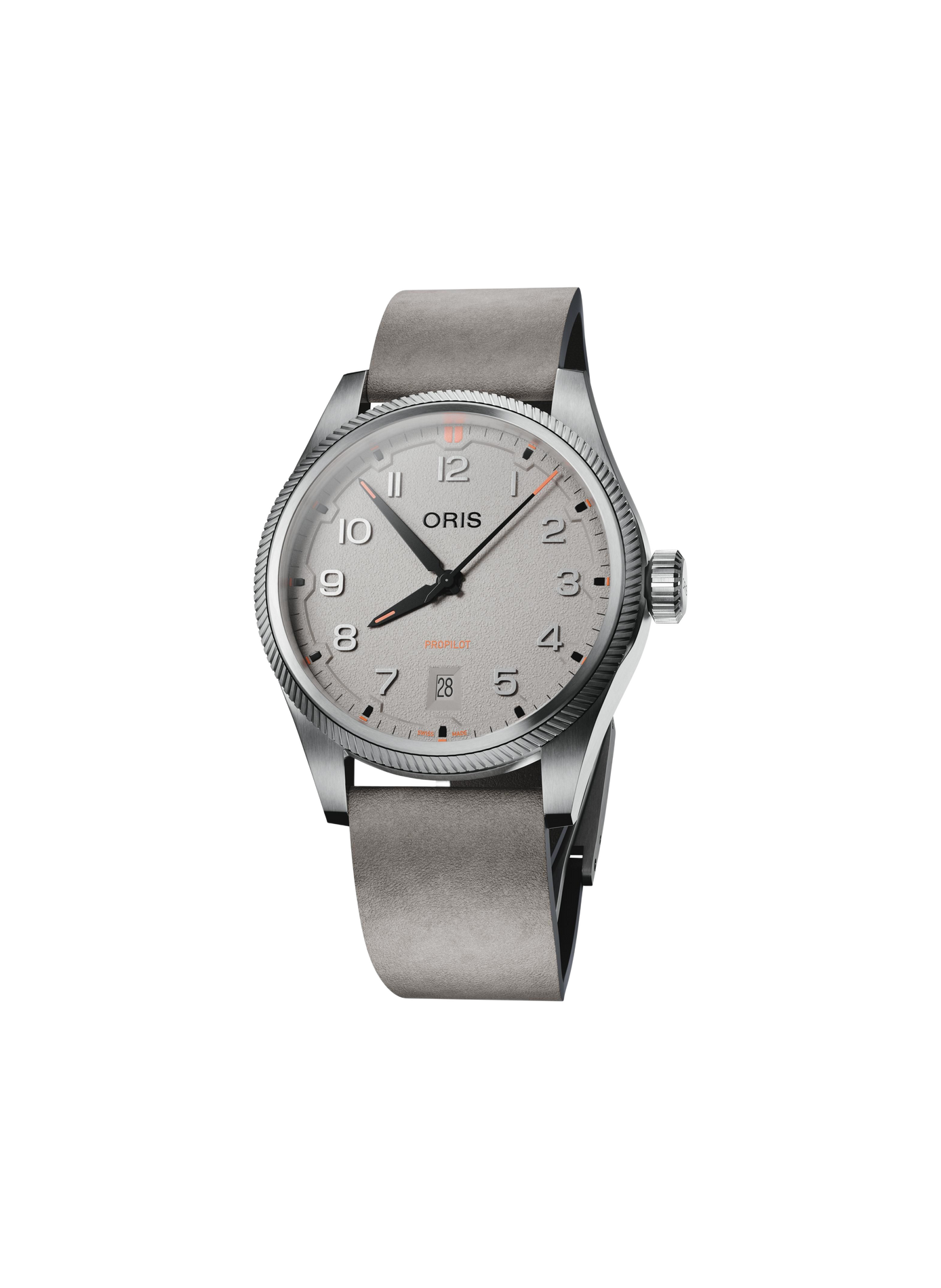 Montre automatique Oris ProPilot Date en cuir ORIS Beige