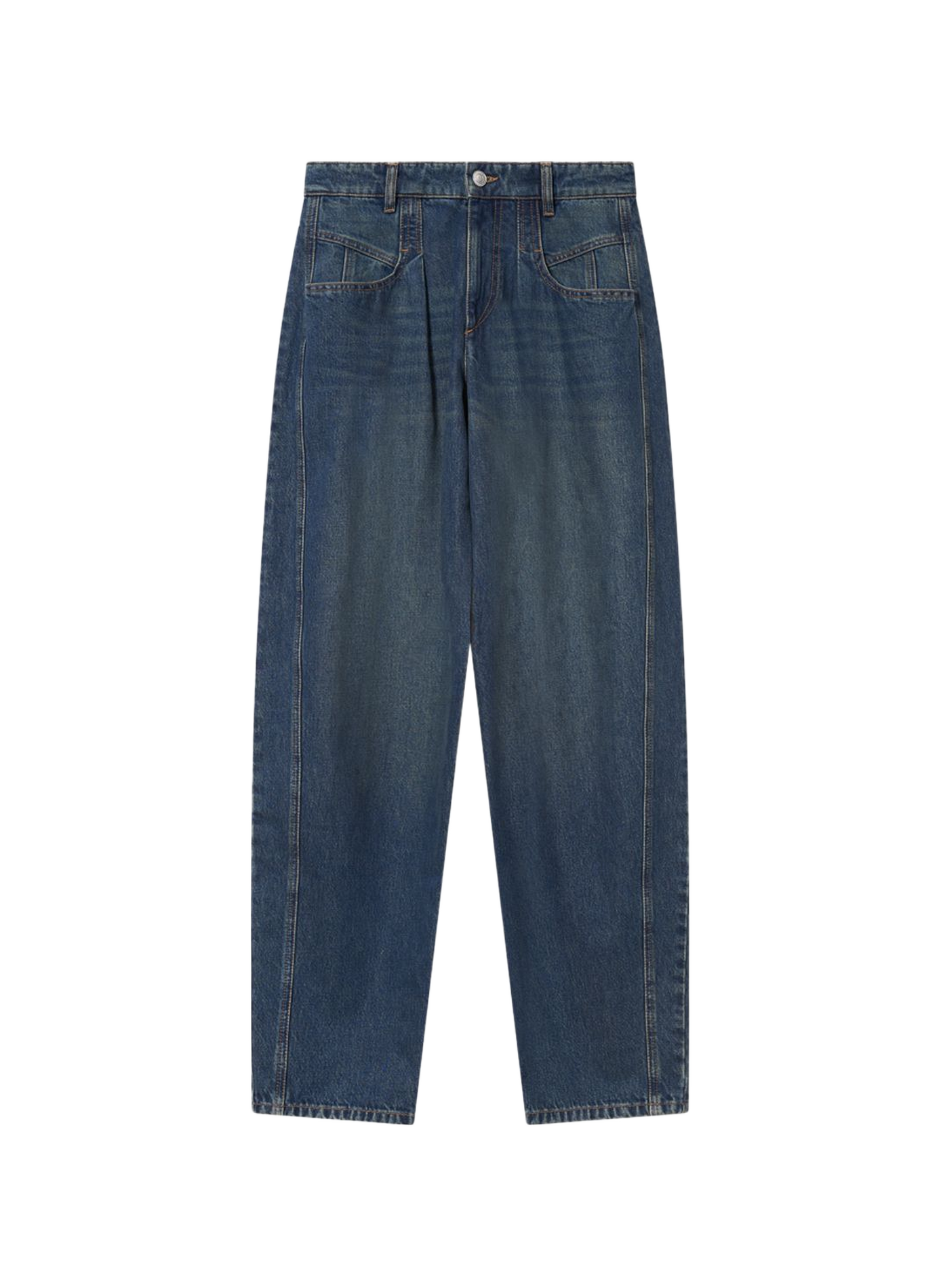 Denim kokerrok Lisha van katoen ISABEL MARANT Blauw