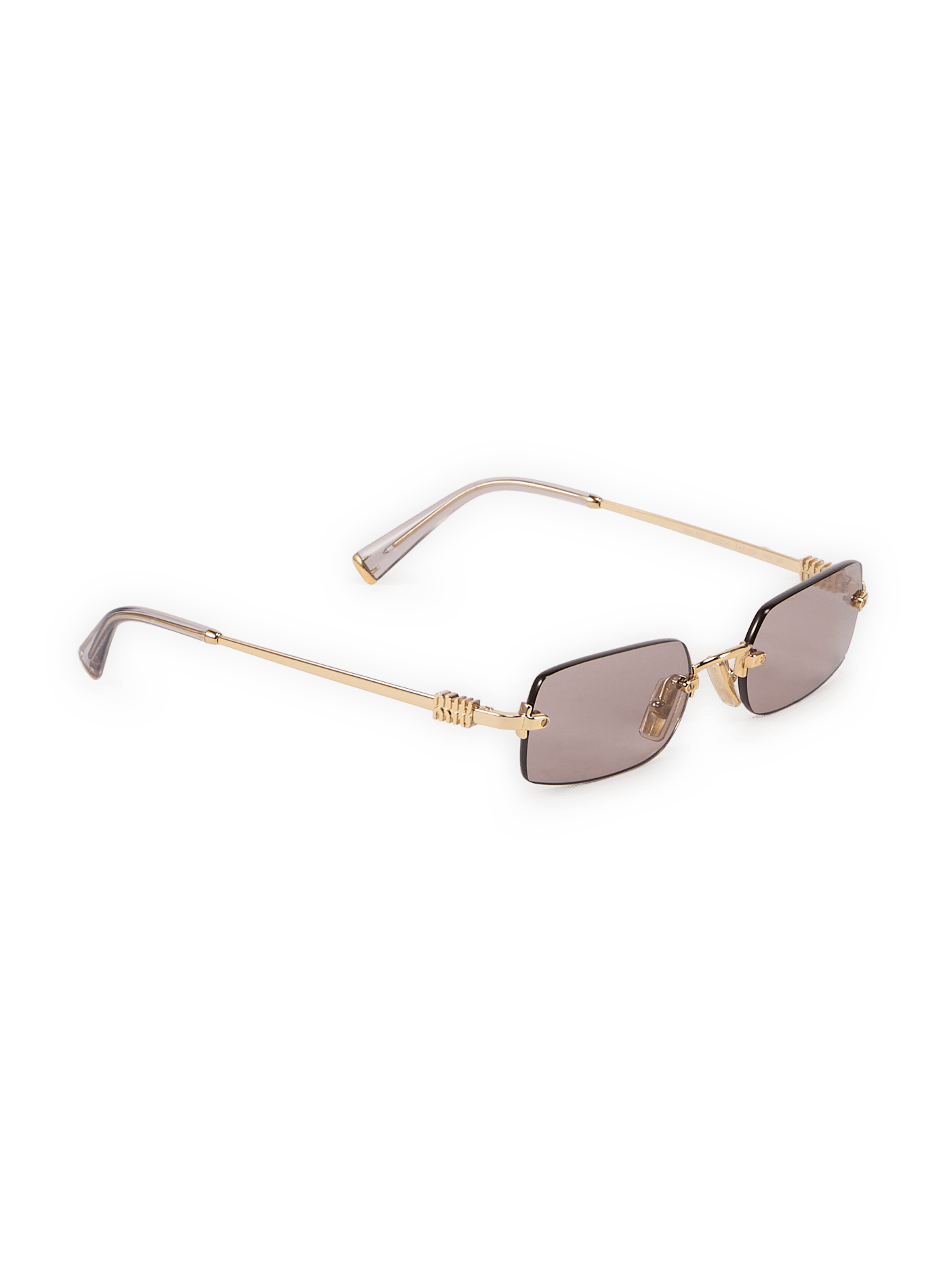 Lunettes de soleil métallisées MIU MIU Rose