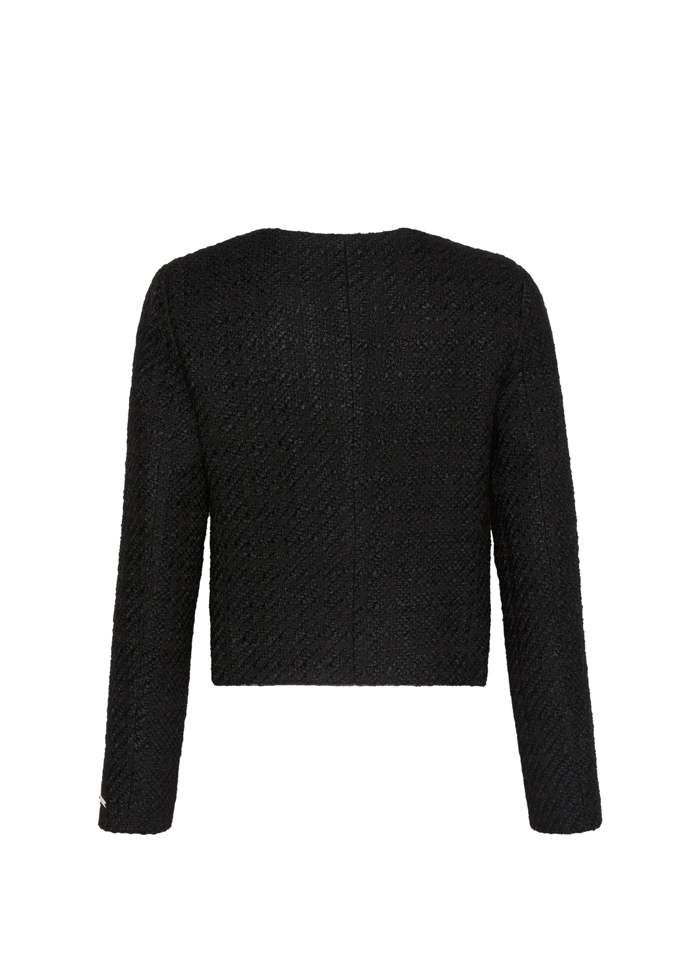 Kurze strukturierte Jacke CALVIN KLEIN Schwarz