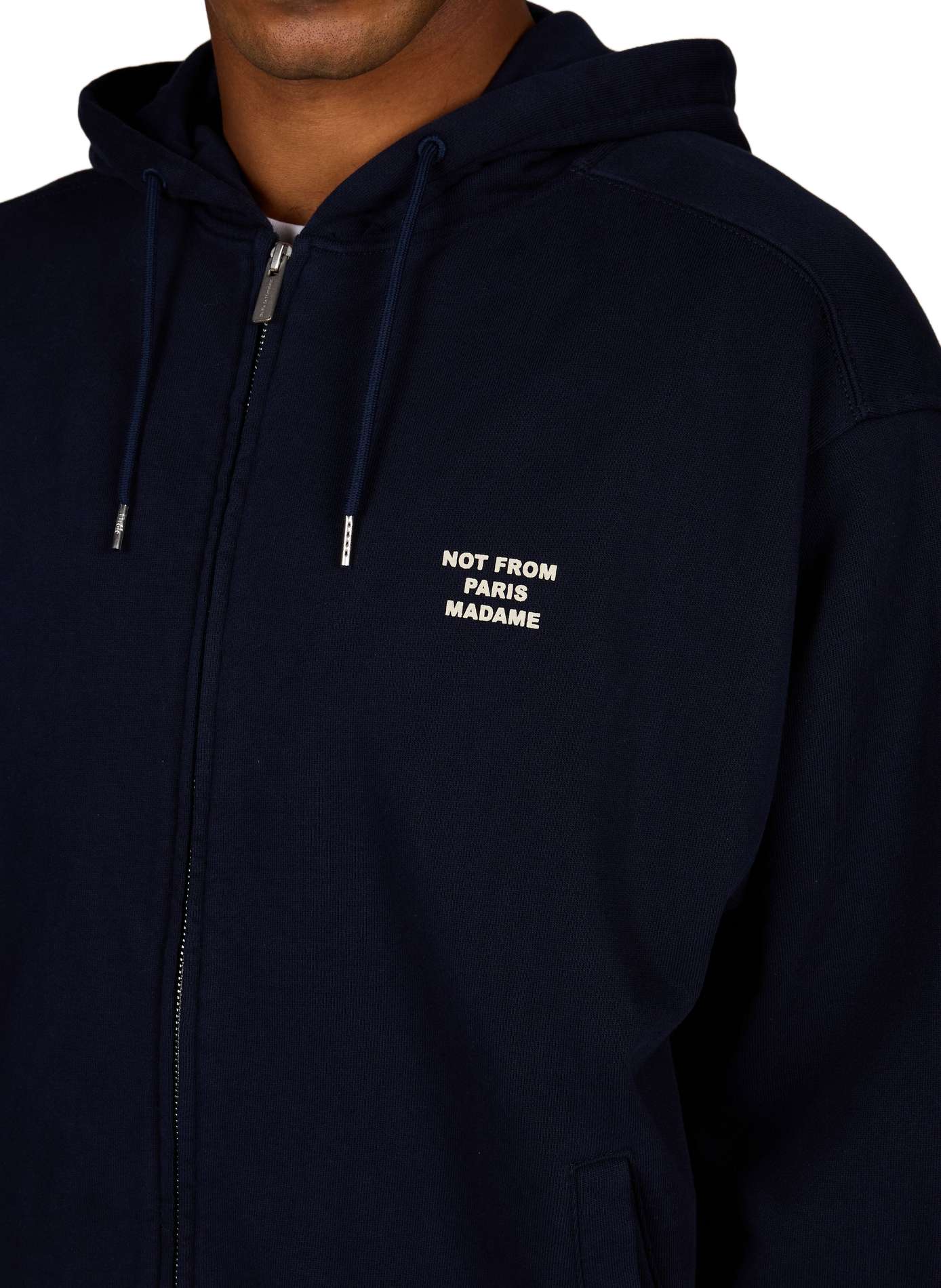 Sweat zippé  DROLE DE MONSIEUR Bleu