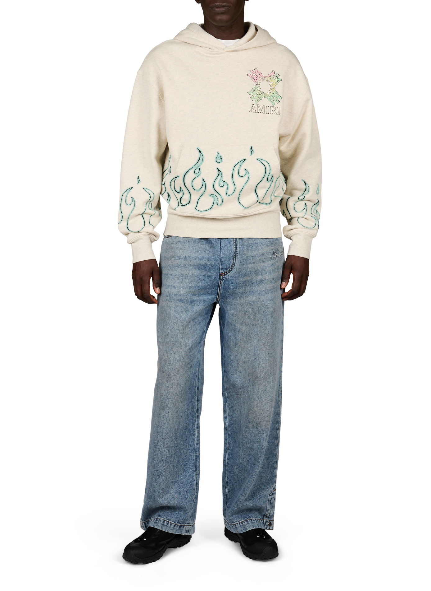 Sweat à capuche AMIRI Blanc