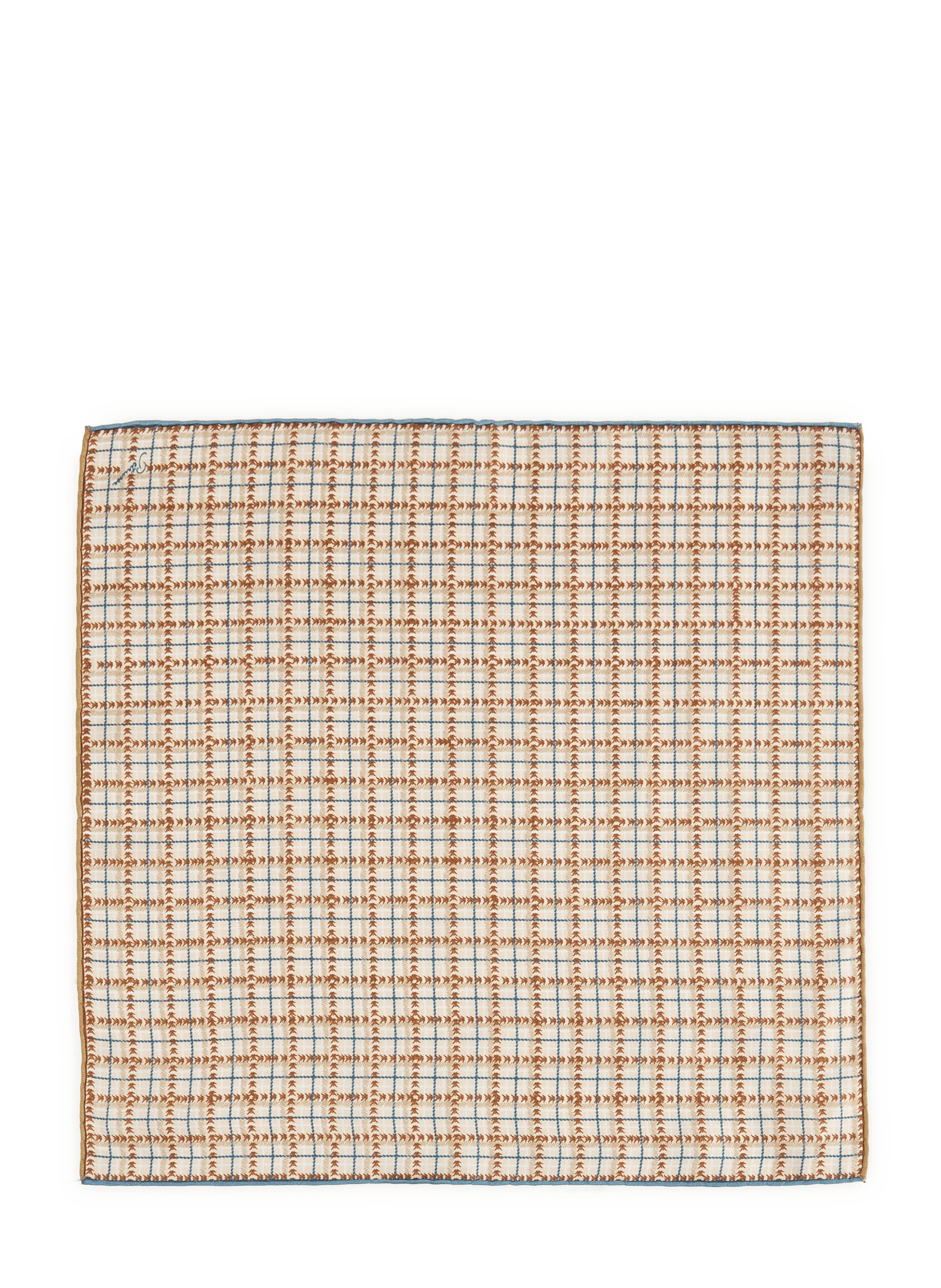 Square silk printed scarf PETRUSSE Beige