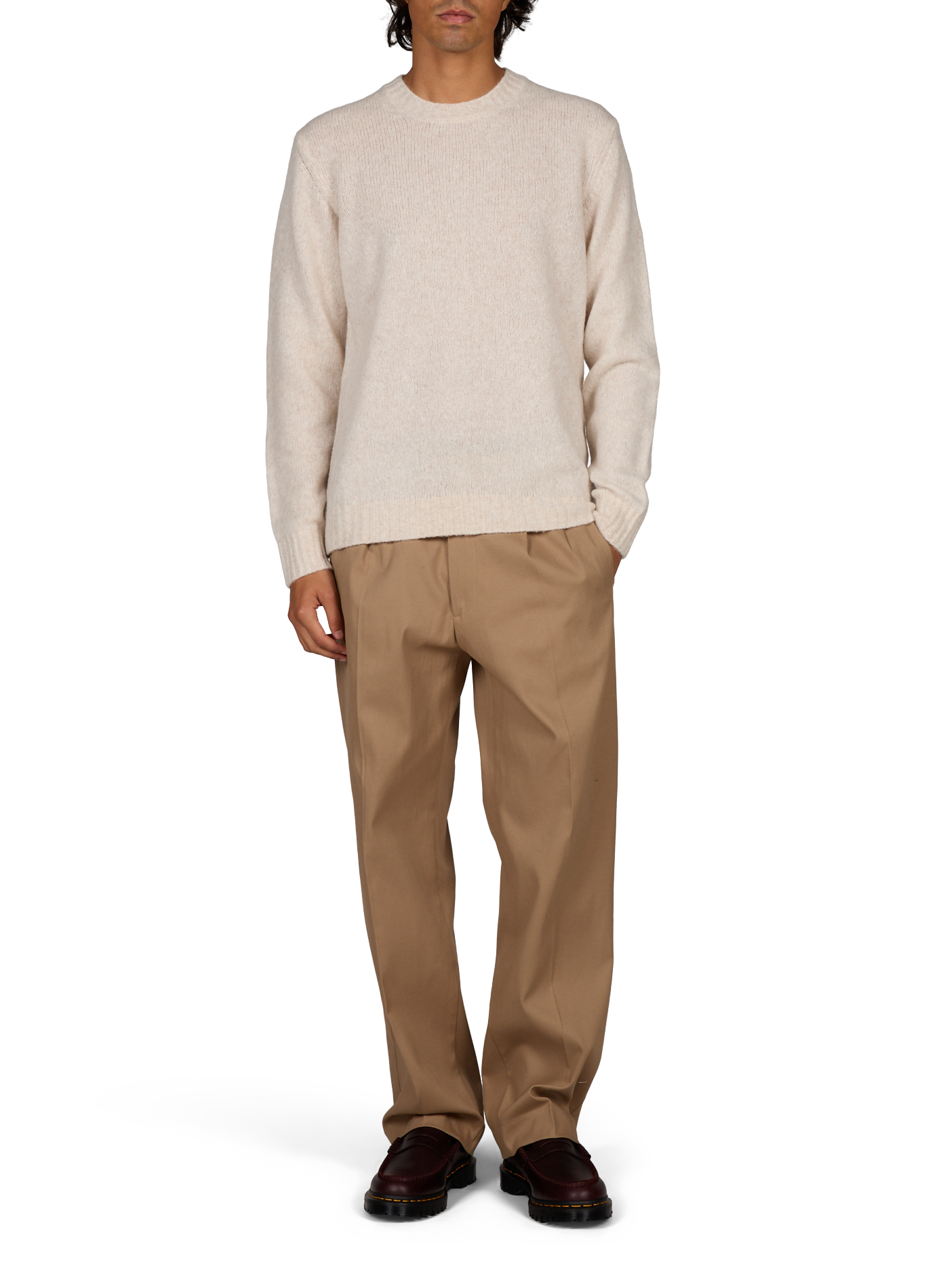 Straight wool blend Lee sweater NN.07 Beige