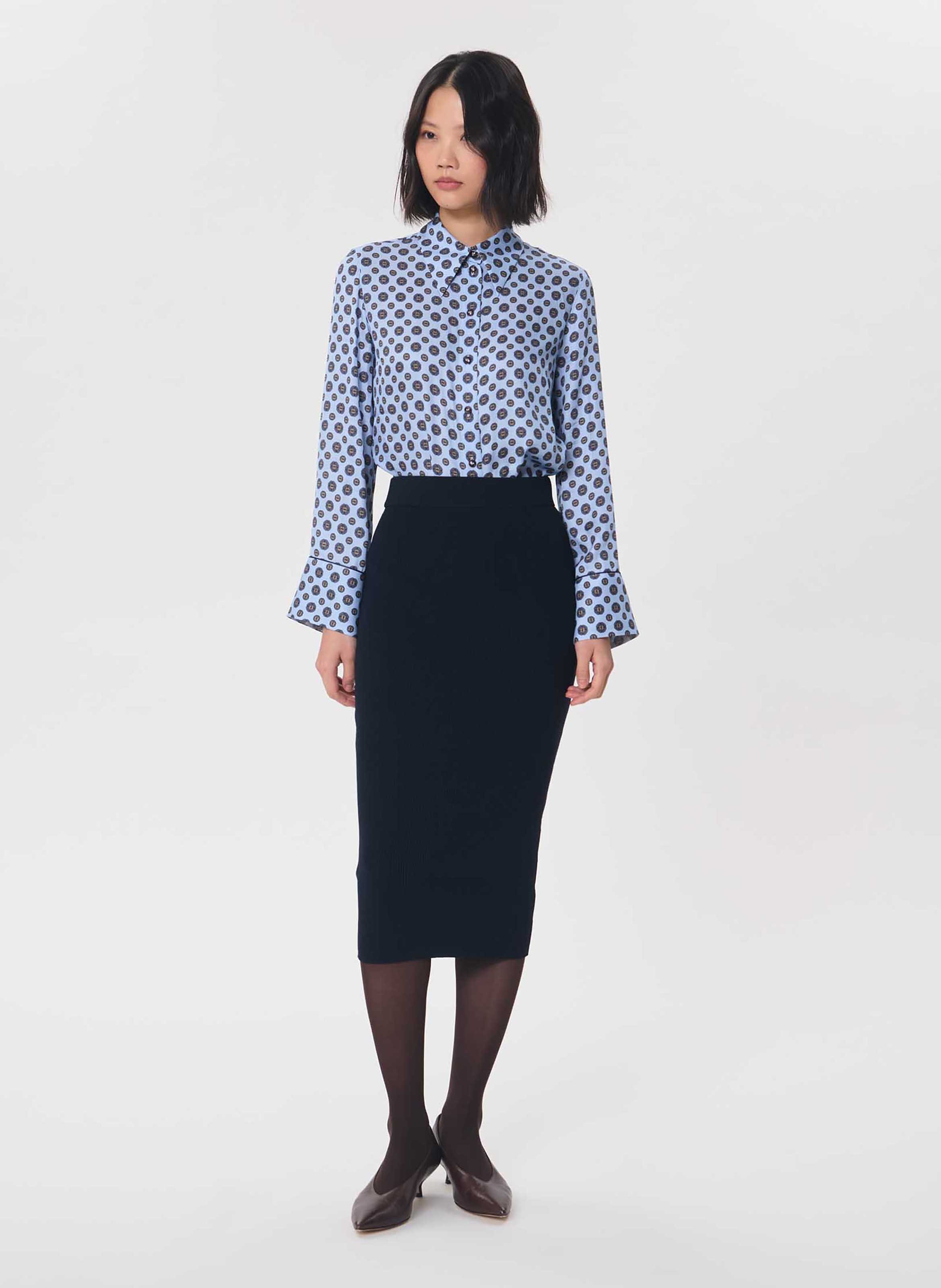 Jupe jeannette TARA JARMON Bleu