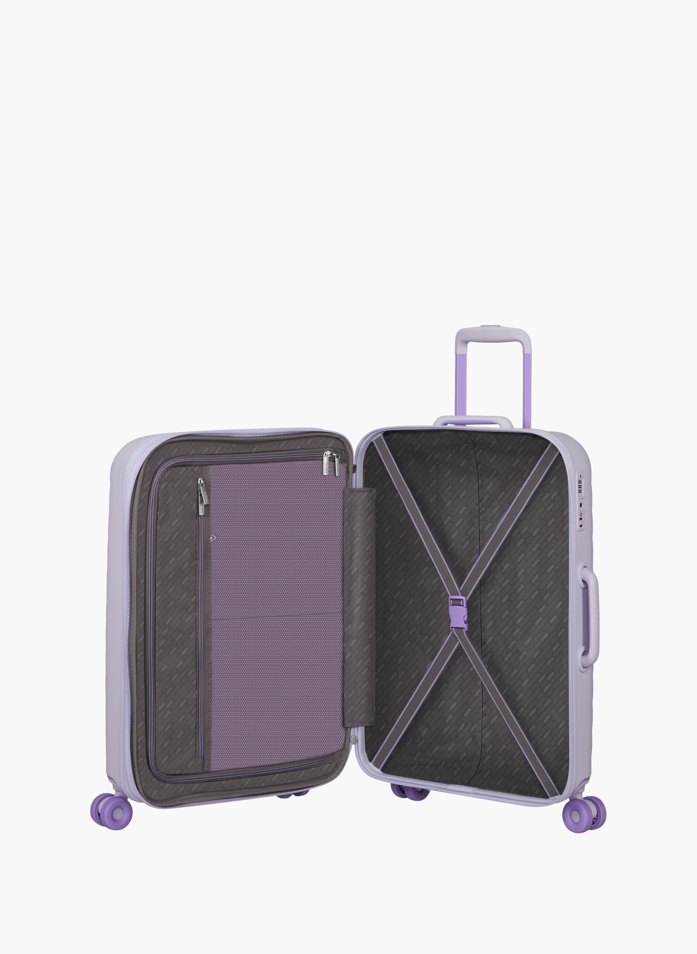 Neovibe valise 4 roues taille m AMERICAN TOURISTER Violet
