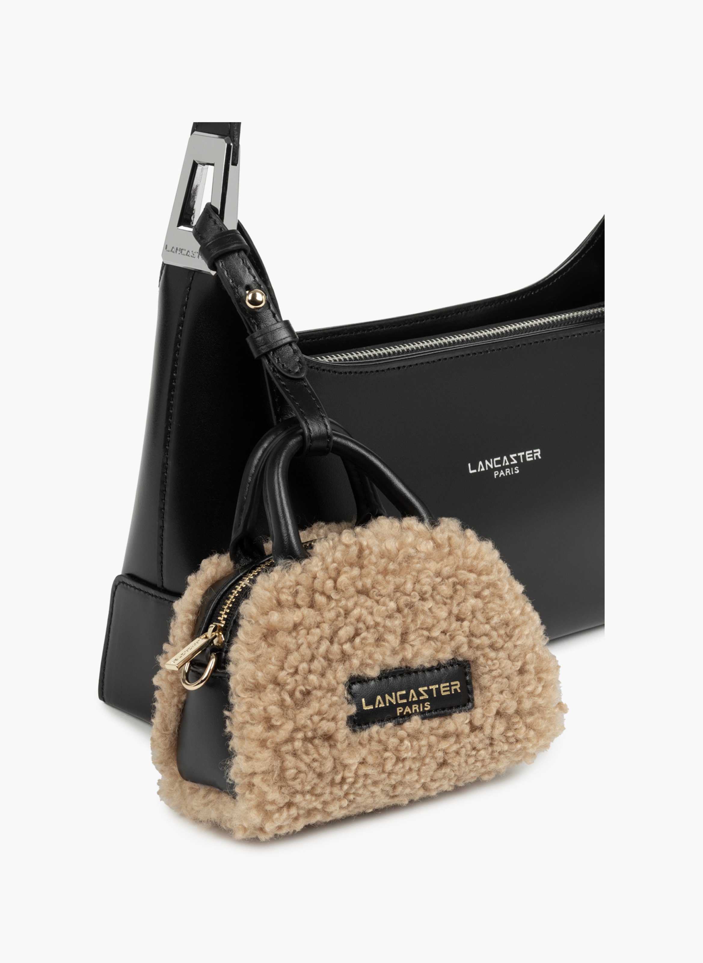 Nano sac à main - moumoute LANCASTER Beige