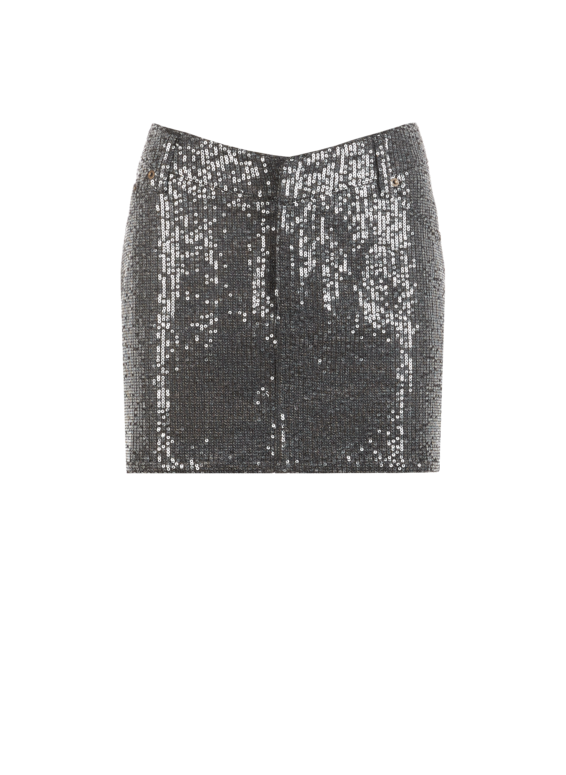 Sequin mini skirt  ROTATE Black