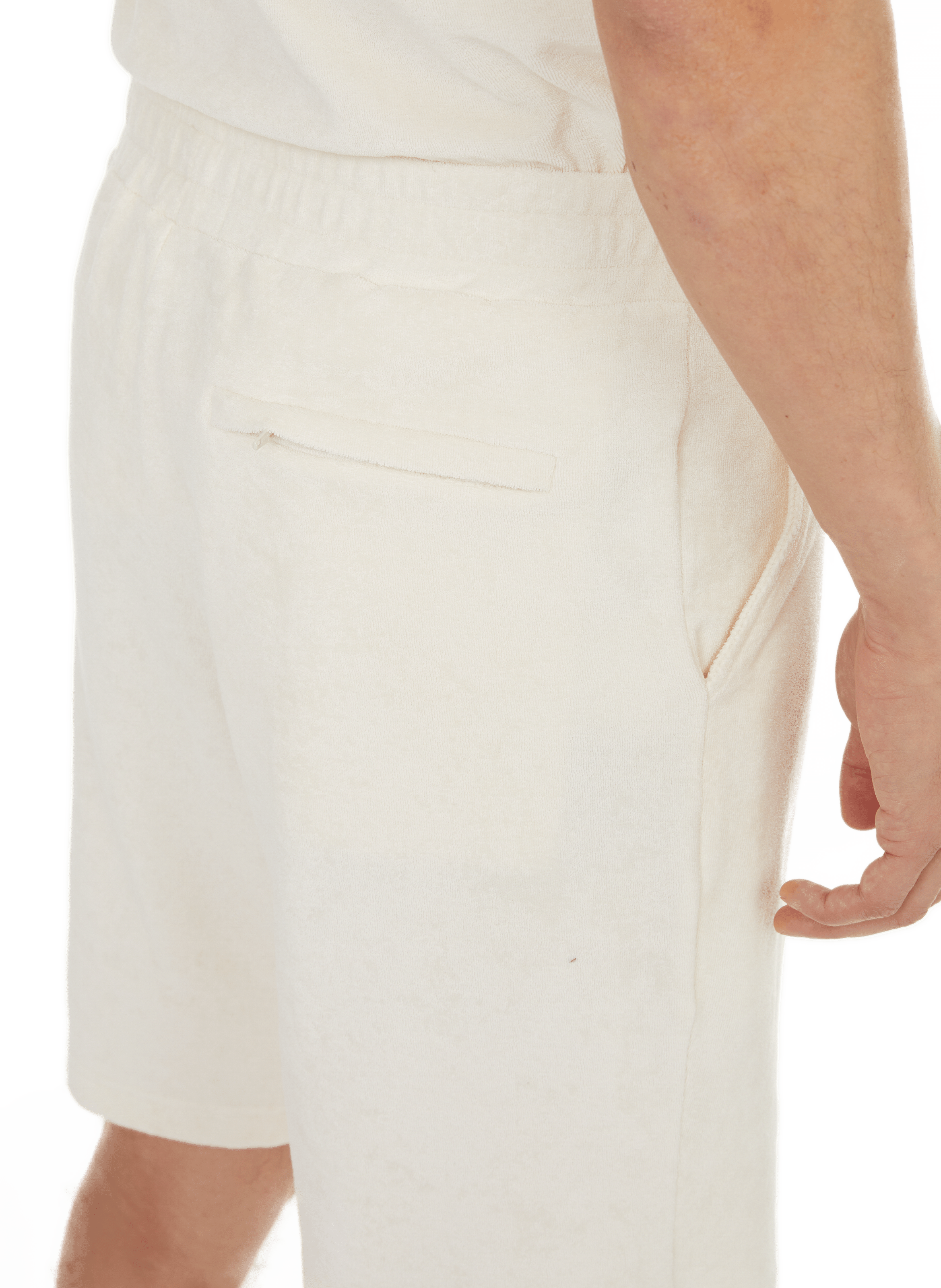 Textured cotton shorts  EDITIONS 102 Beige