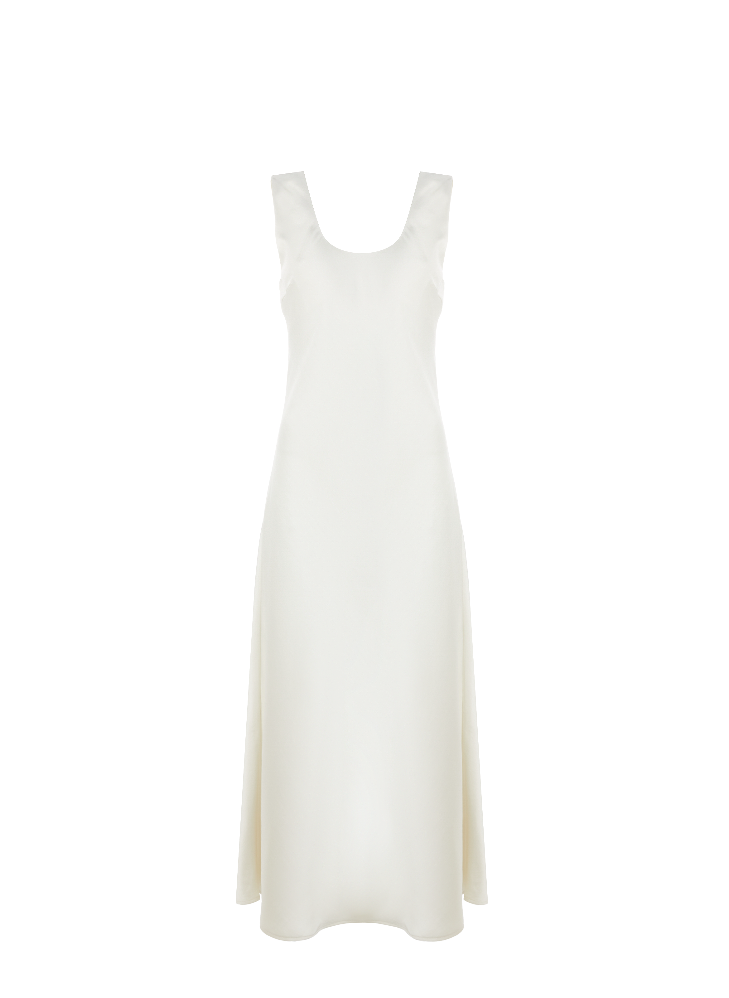 Robe longue satinée  SAMSOE SAMSOE Beige