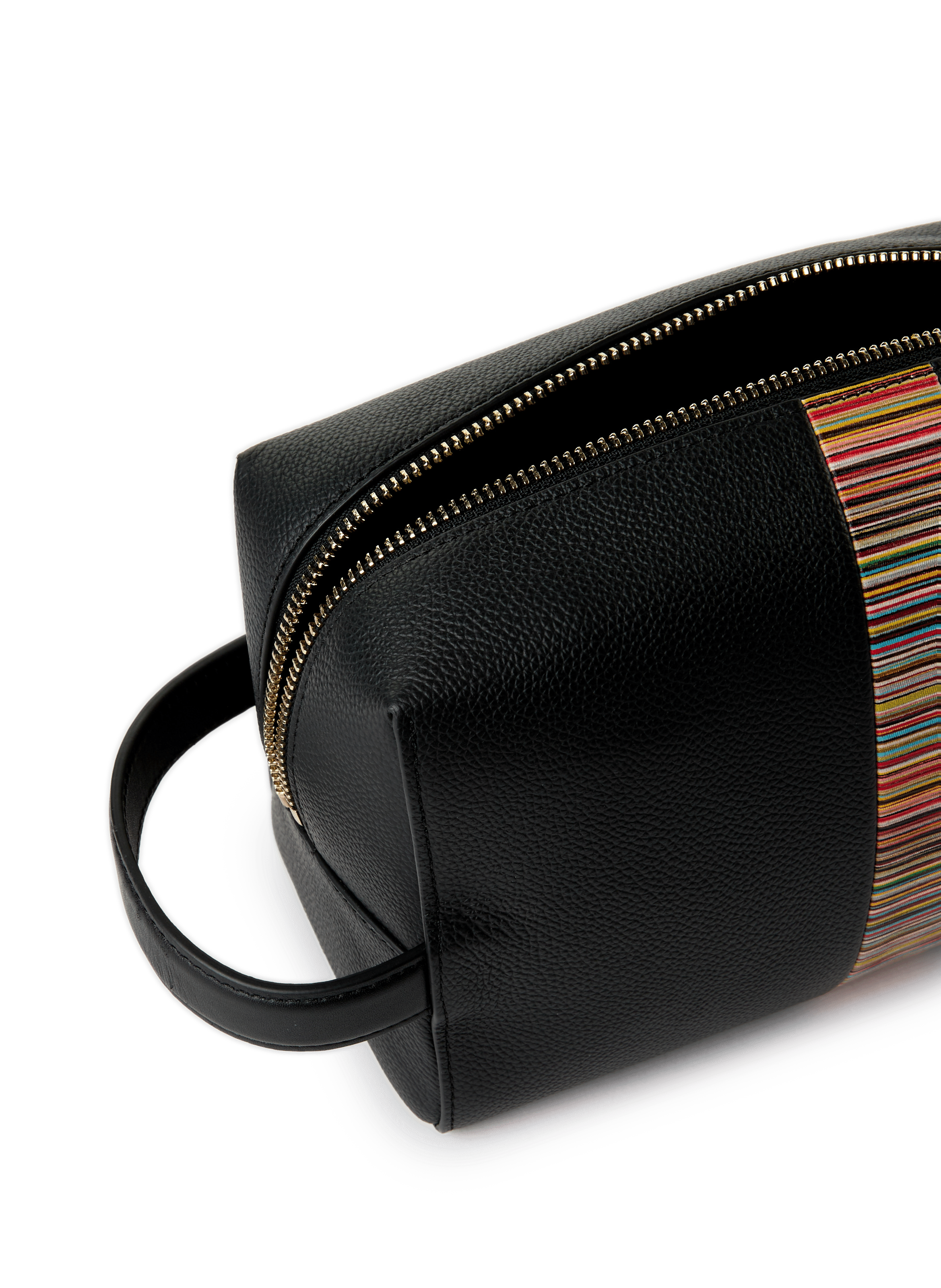 Grained leather toiletry bag PAUL SMITH Black