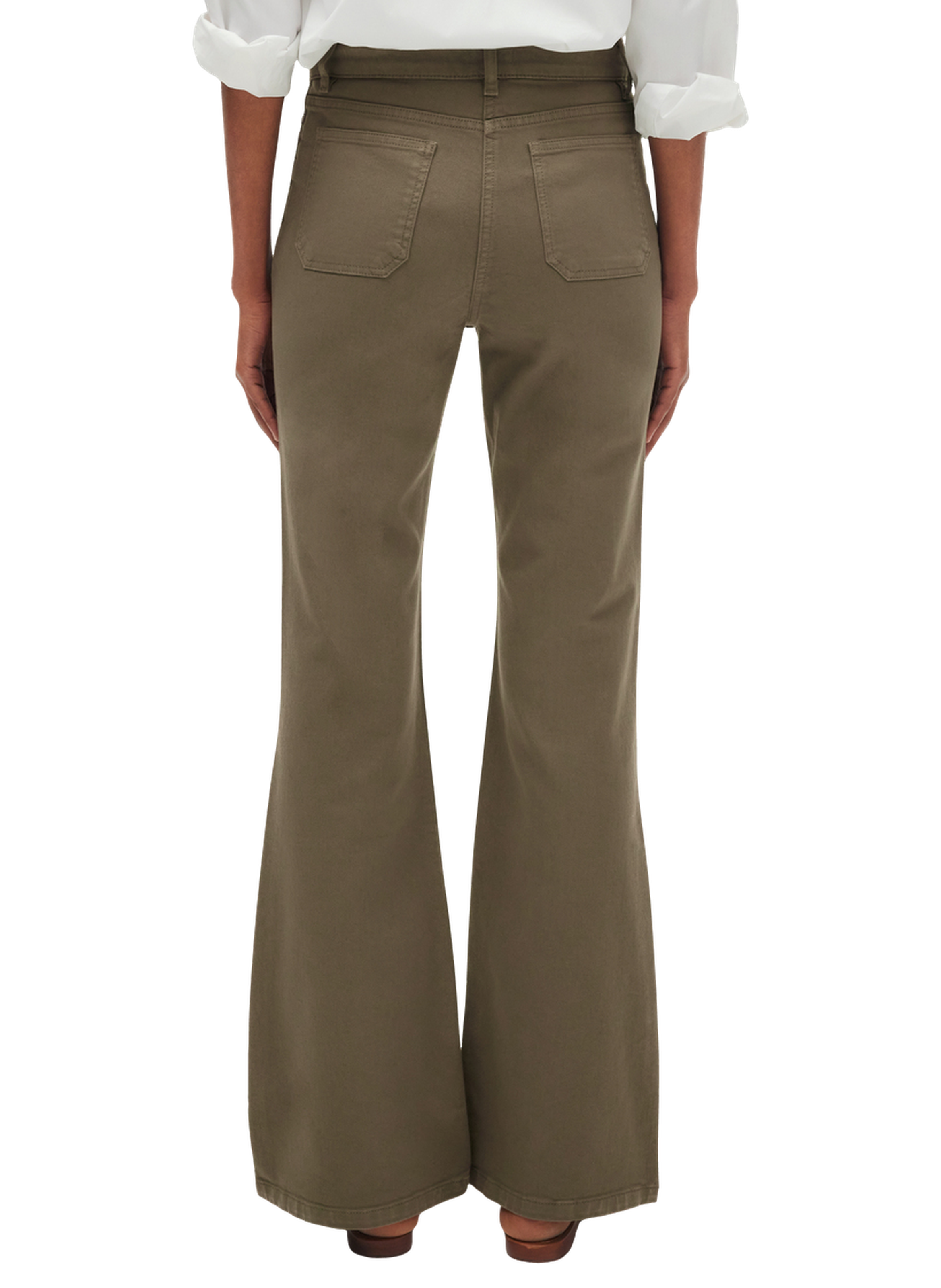 Jean bootcut à mors - laya PABLO Vert