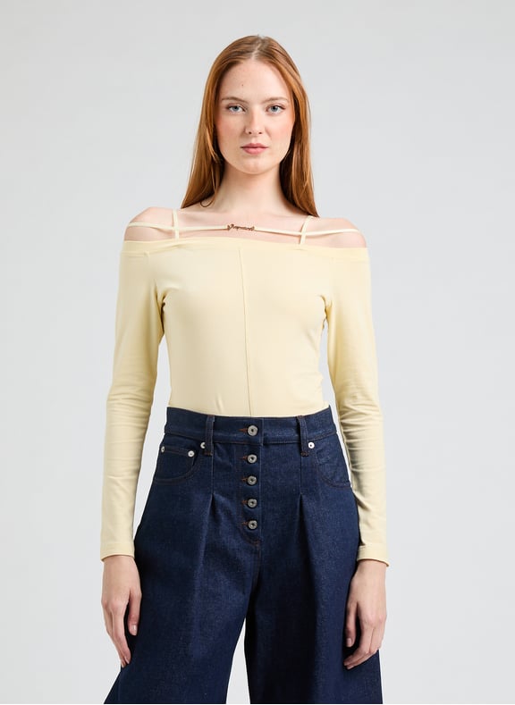 Le T-shirt Sierra T-shirt Yellow by JACQUEMUS JACQUEMUS Le T-shirt Sierra T-shirt Yellow