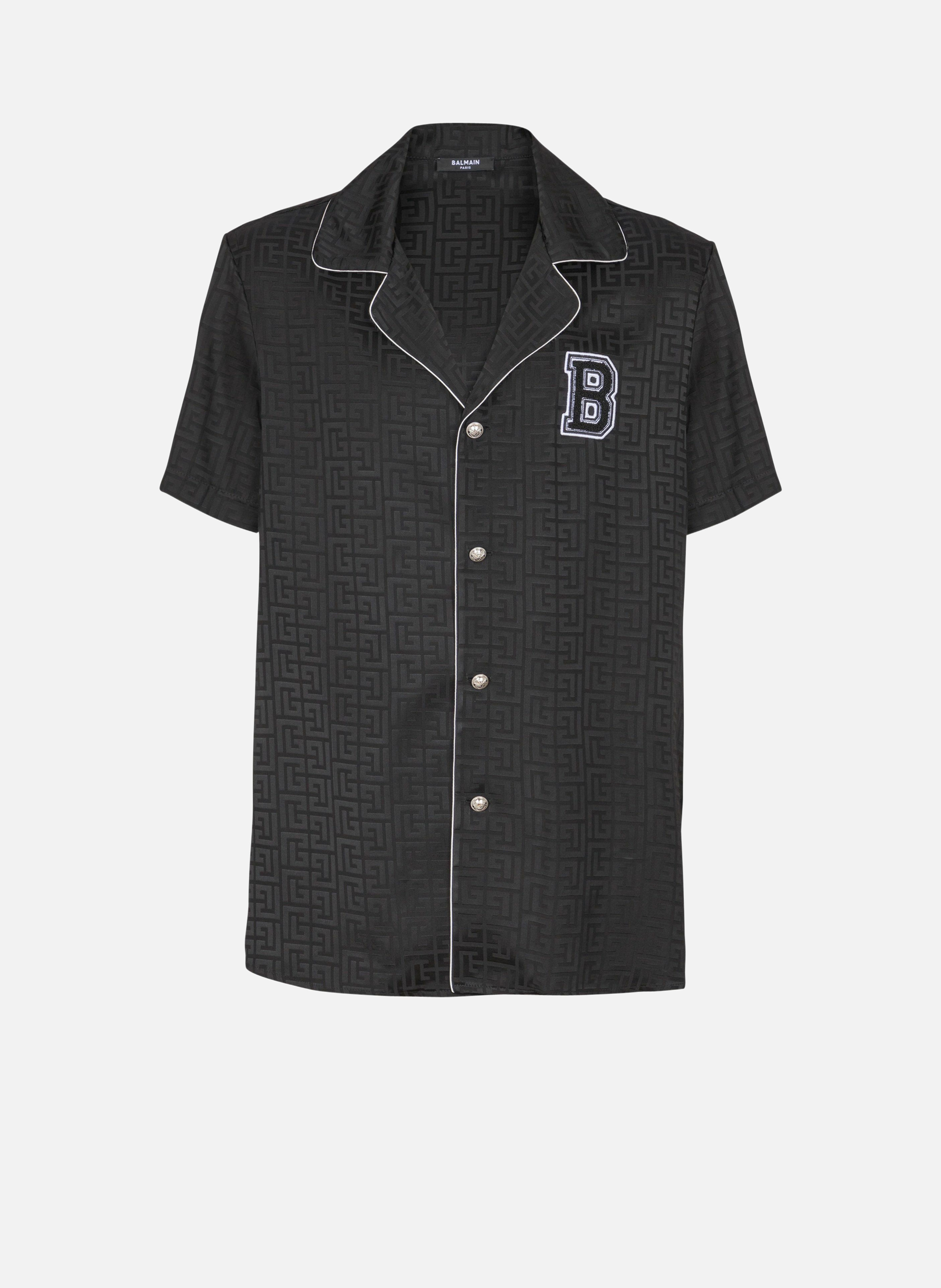 Chemise pyjama balmain varsity BALMAIN Noir