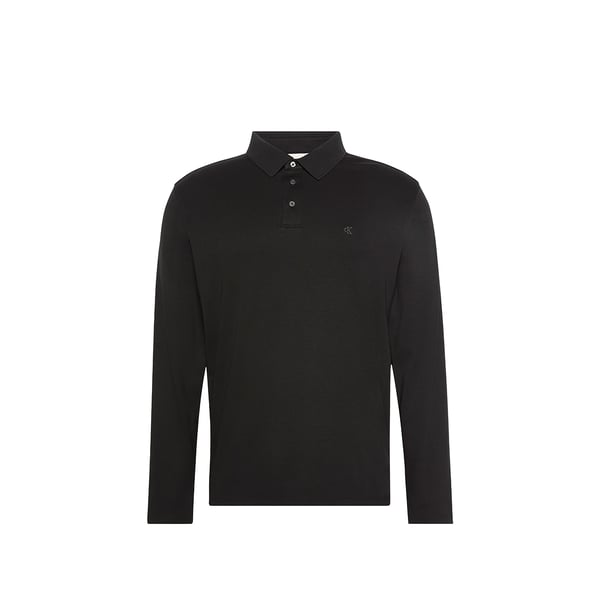 Calvin Klein Polo Manches Longues In Black
