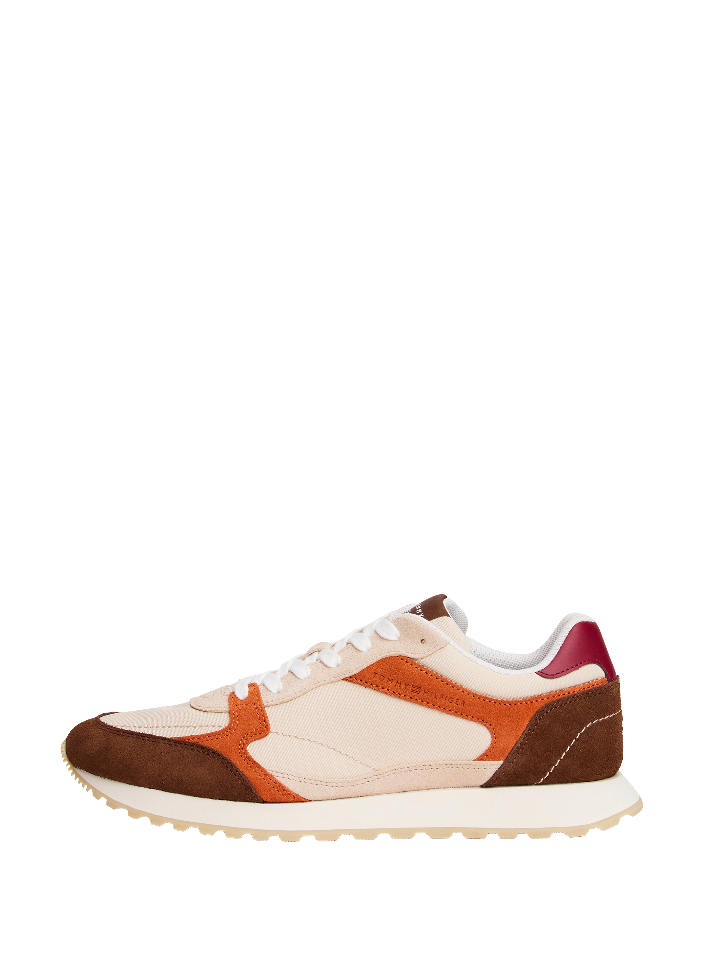 Suede Multi-textured Chunky Sole Sneakers TOMMY HILFIGER Multicolour