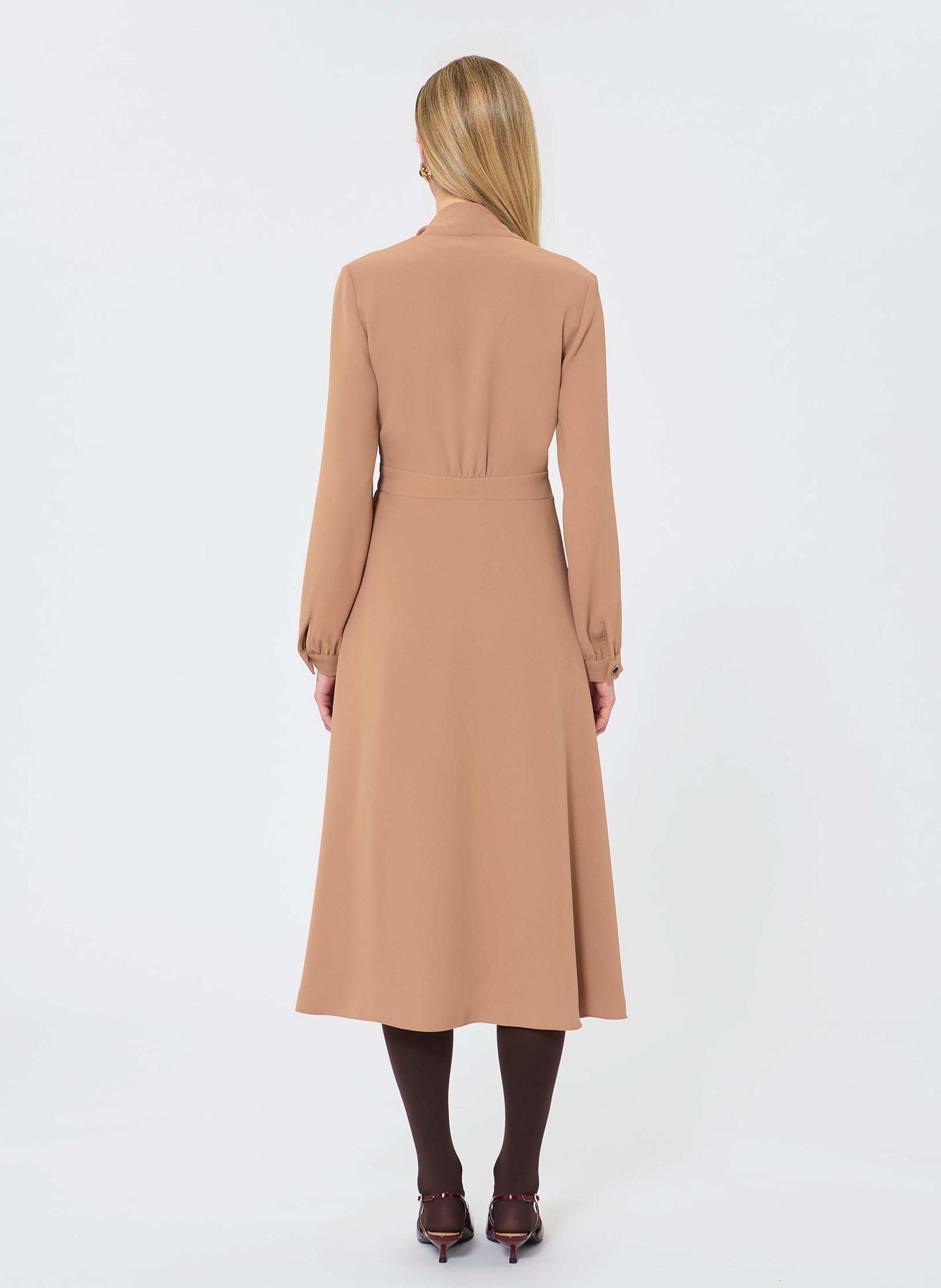 Robe rosalie TARA JARMON Marron