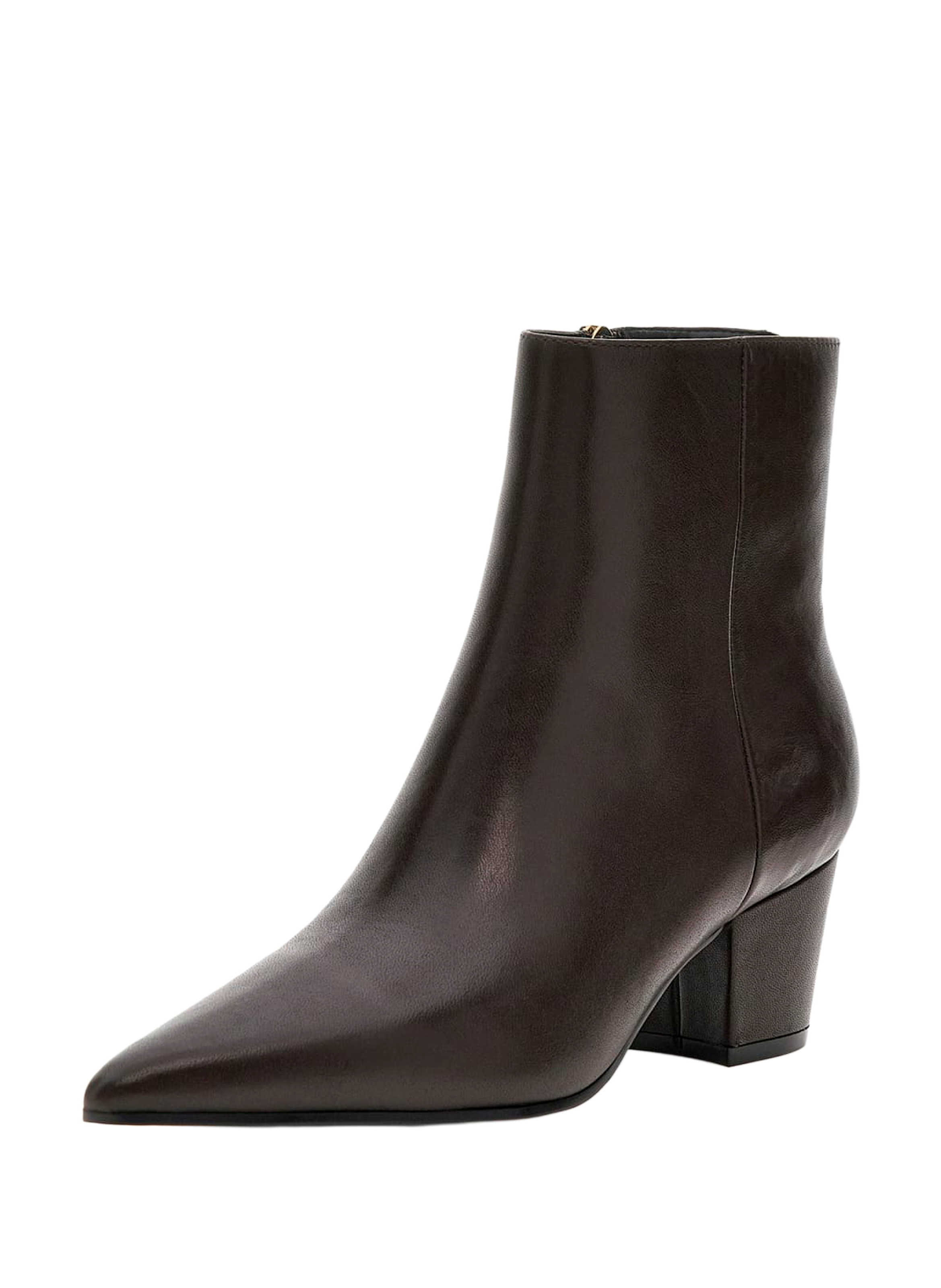 Cowhide leather ankle boots GUESS Brown