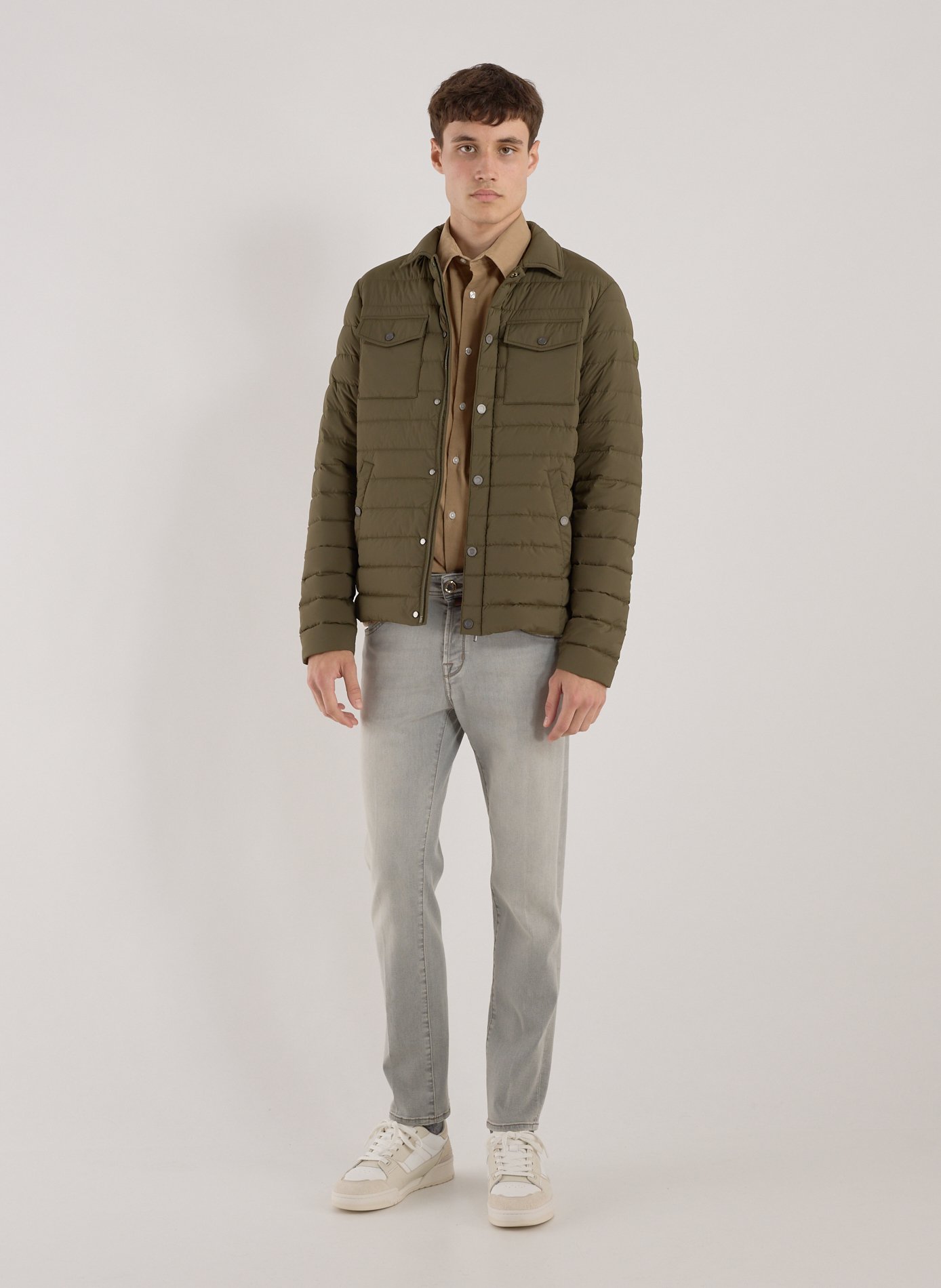 Veste droite col classique JOTT Kaki