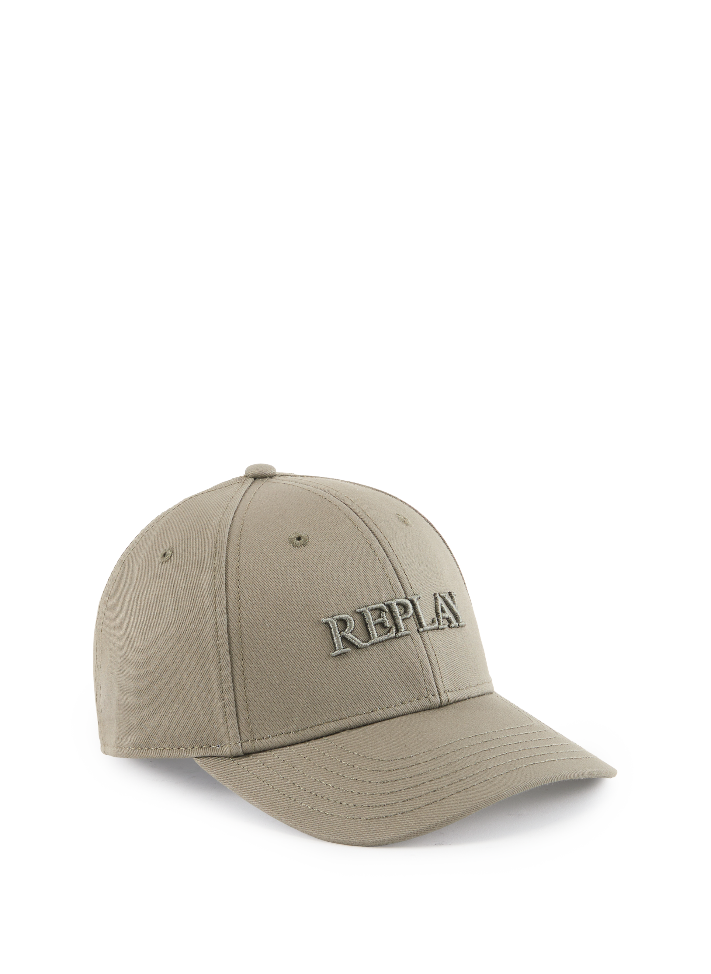 REPLAY Casquette à logo brodé Vert