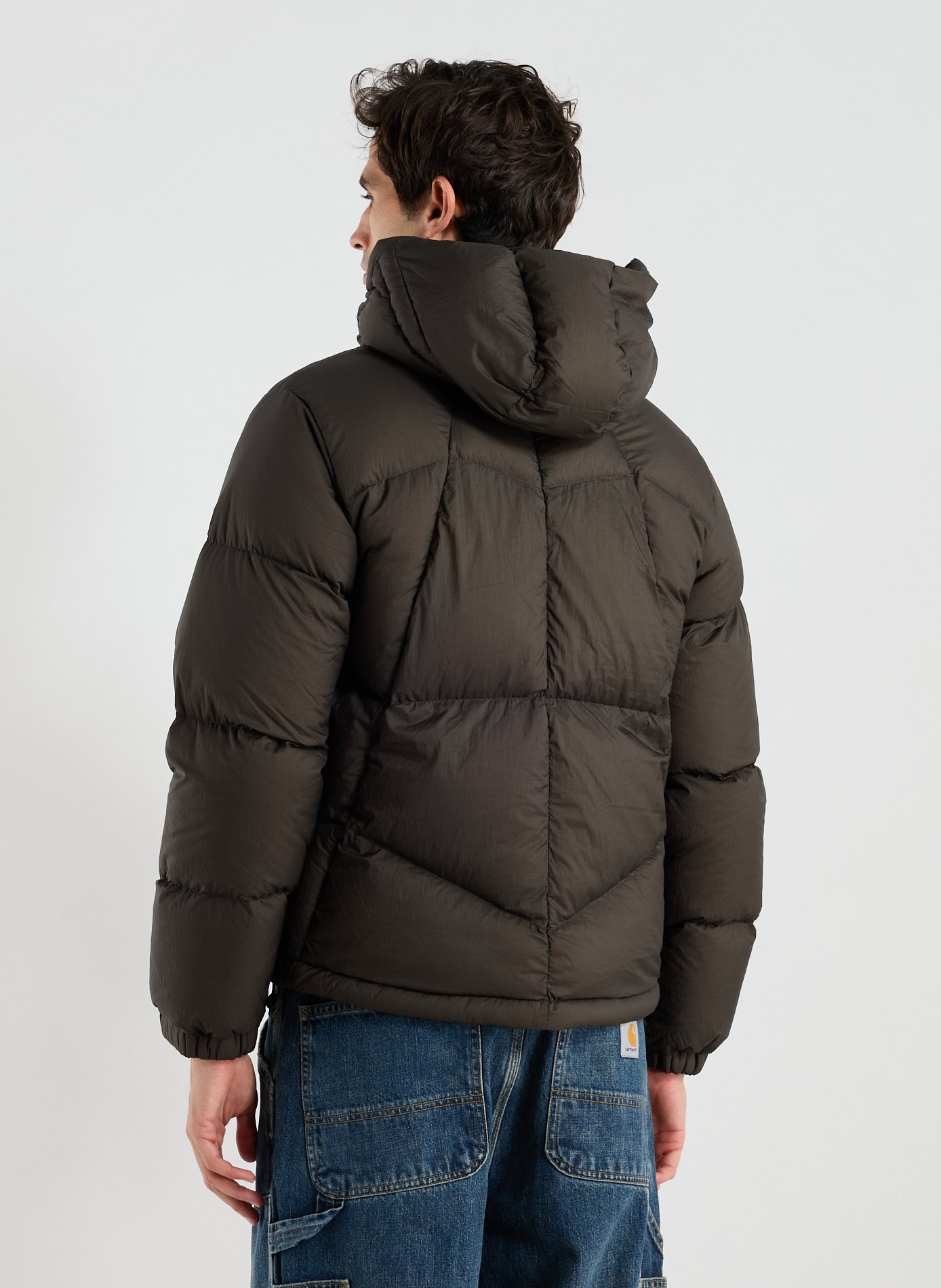 Doudoune matelassée à capuche K-WAY Kaki