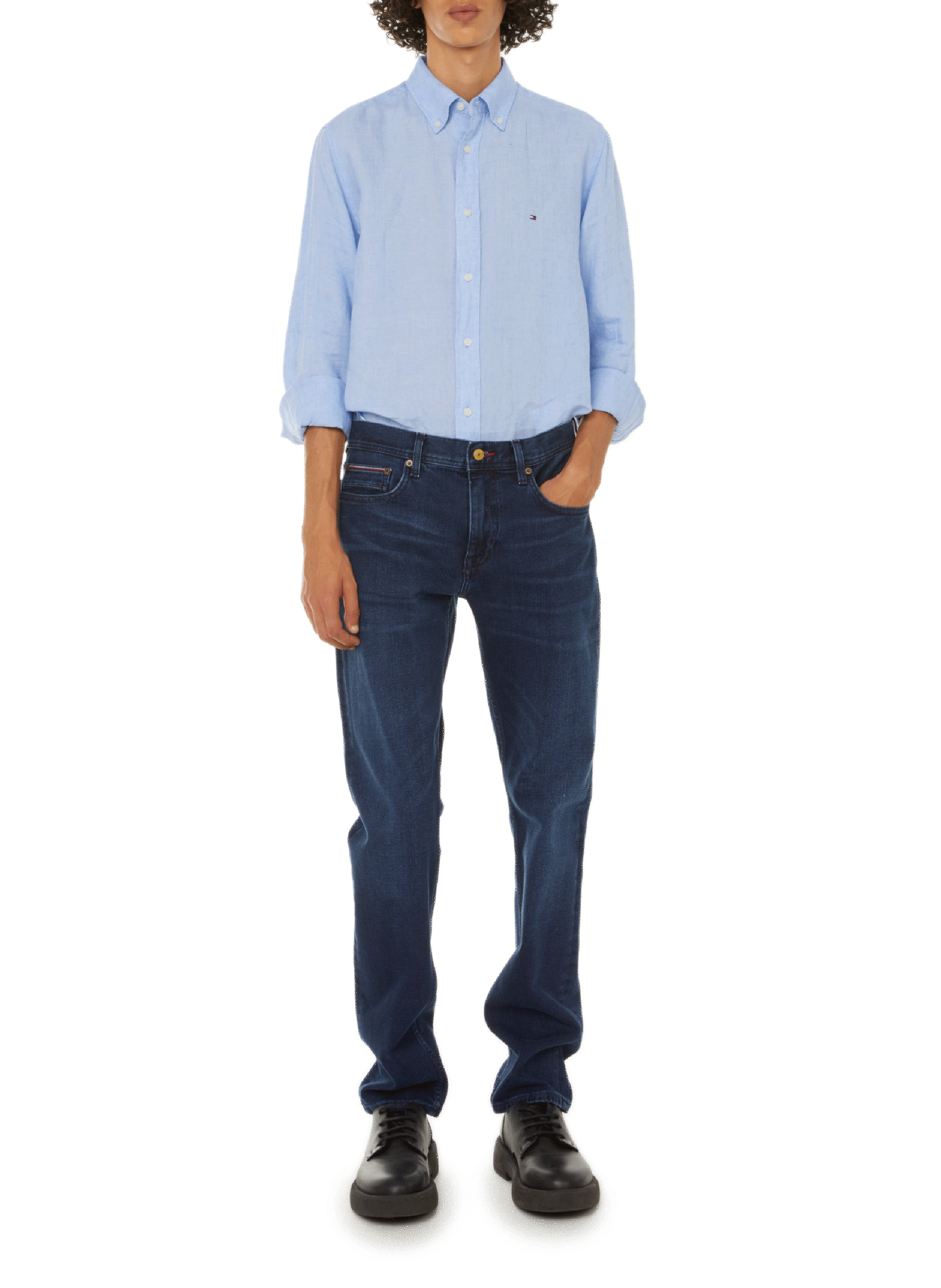 Jean straight TOMMY HILFIGER Bleu