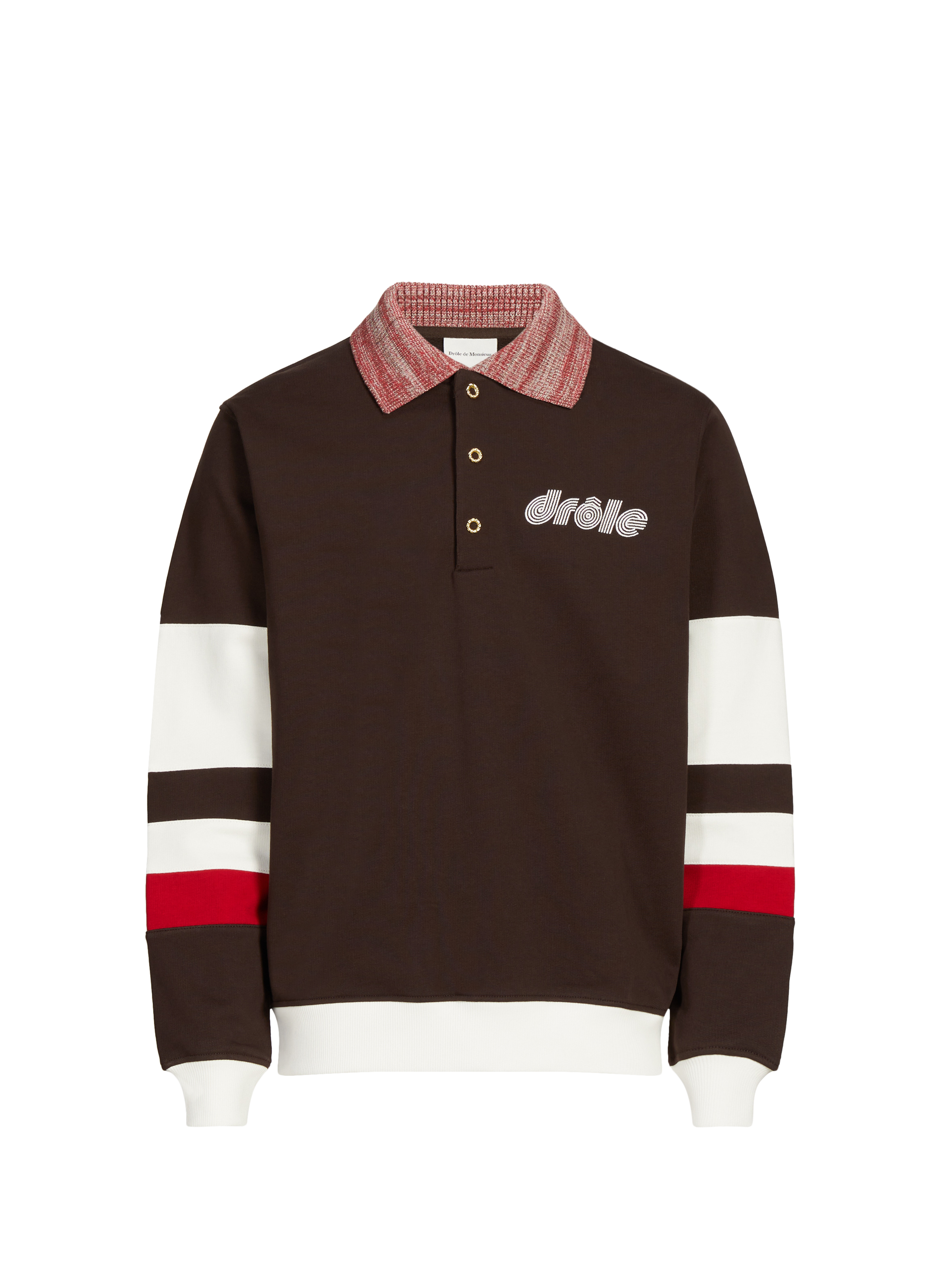 DROLE DE MONSIEUR Le polo sport Marron