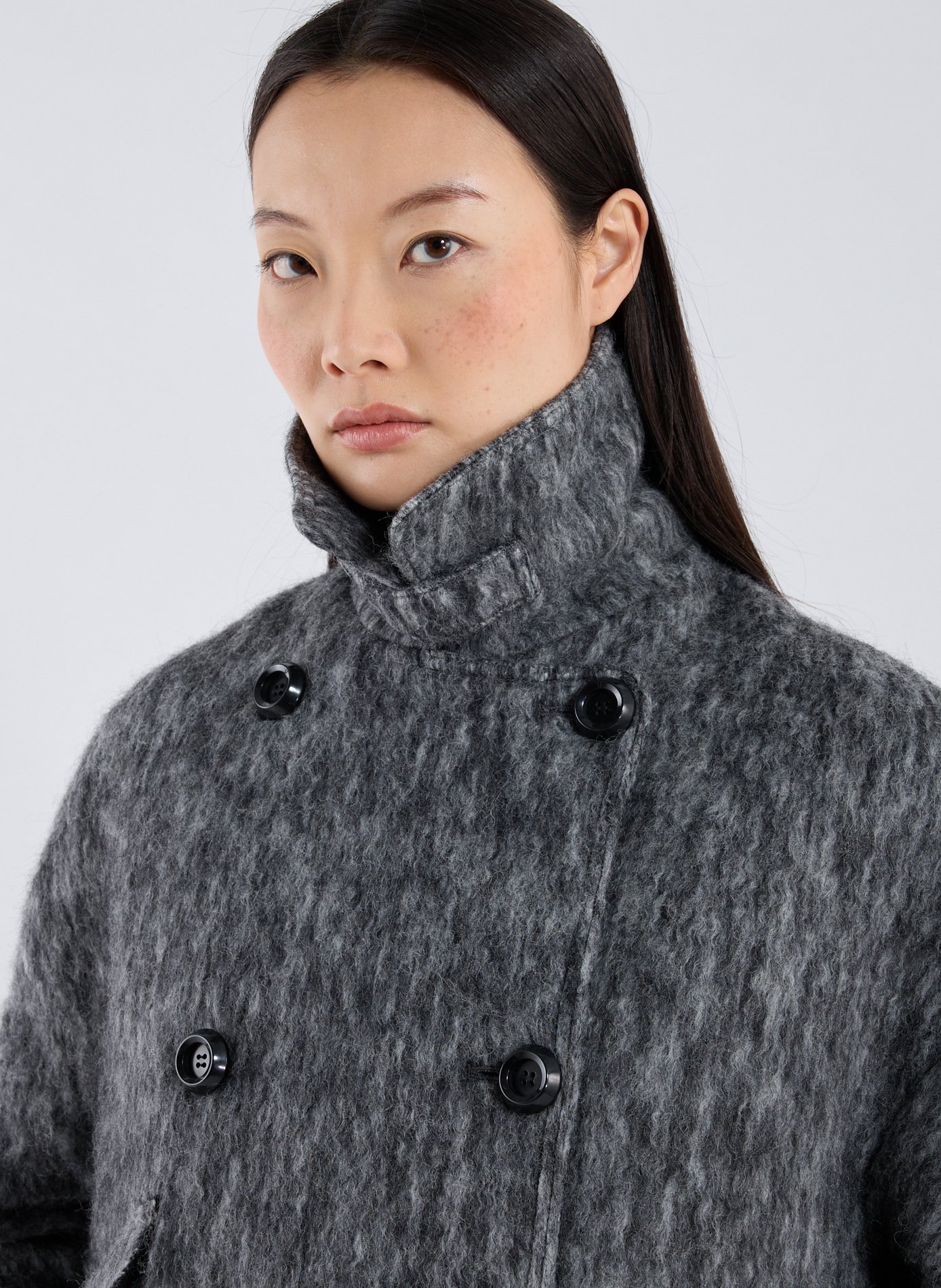 Manteau oversize col classique OOF WEAR Gris