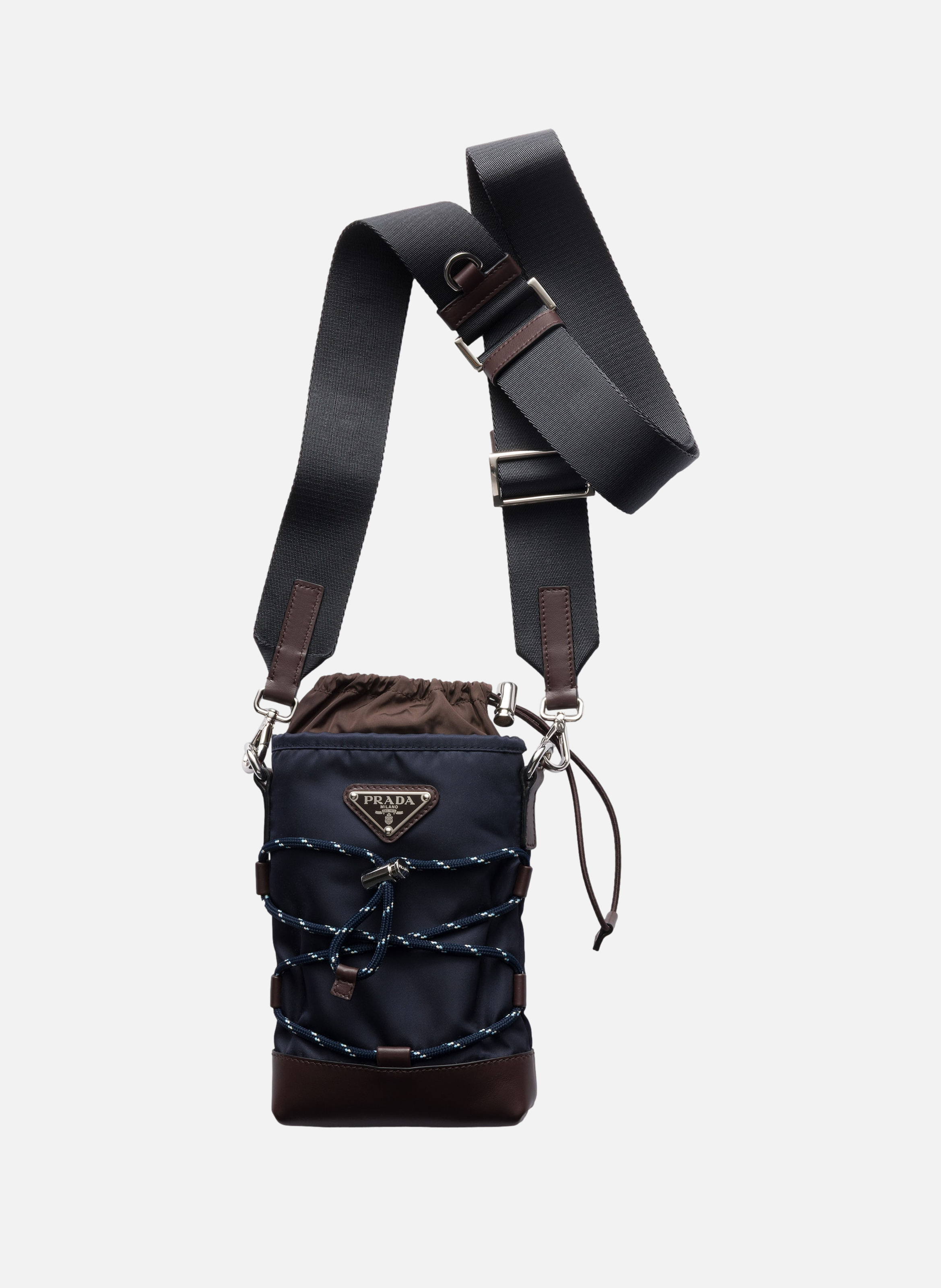 Étui pour smartphone prada speedrock en re-nylon e PRADA Bleu