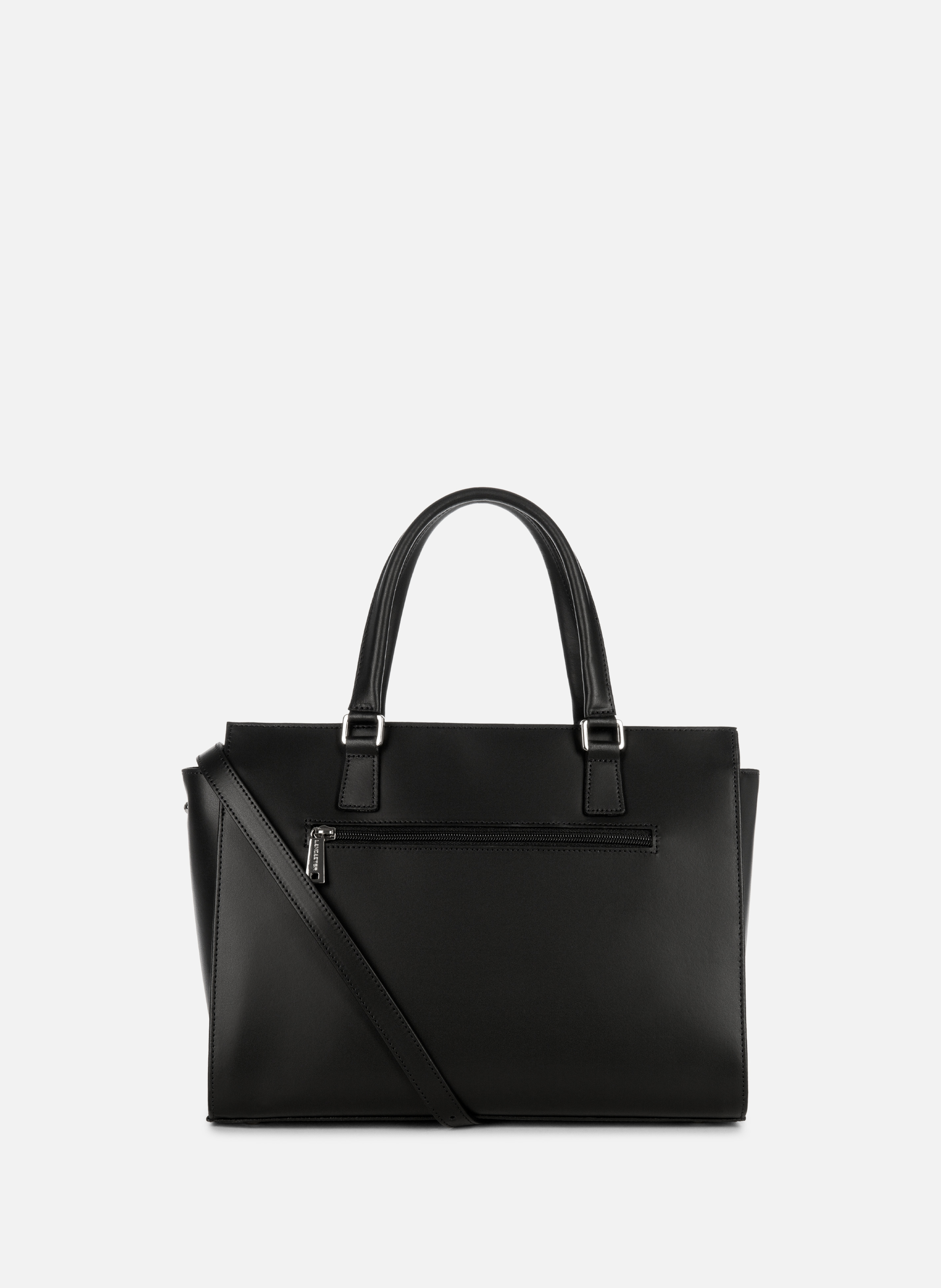 Large tote bag - Smooth LANCASTER Black