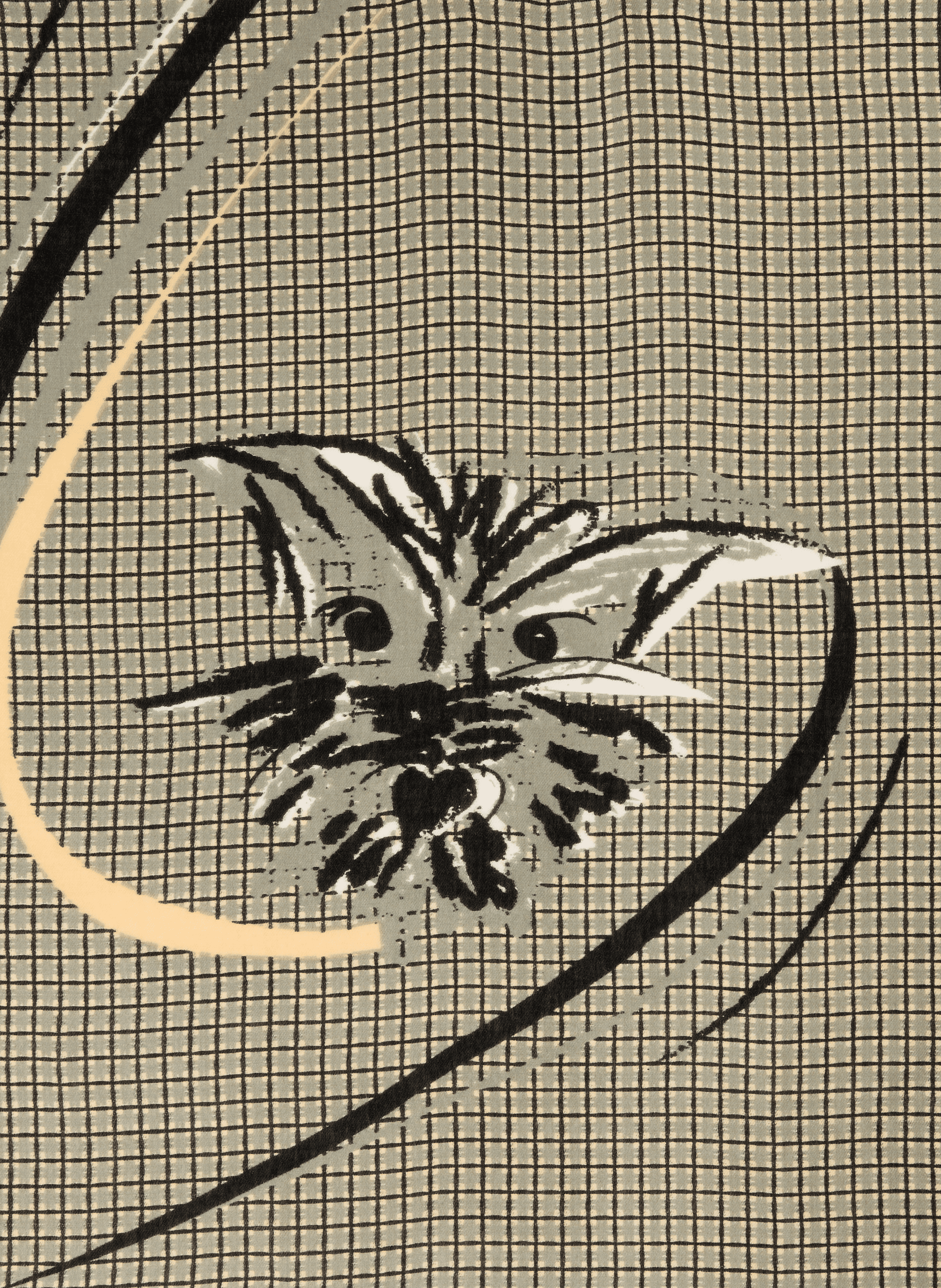 Printed cotton and wool scarf PETRUSSE Multicolour